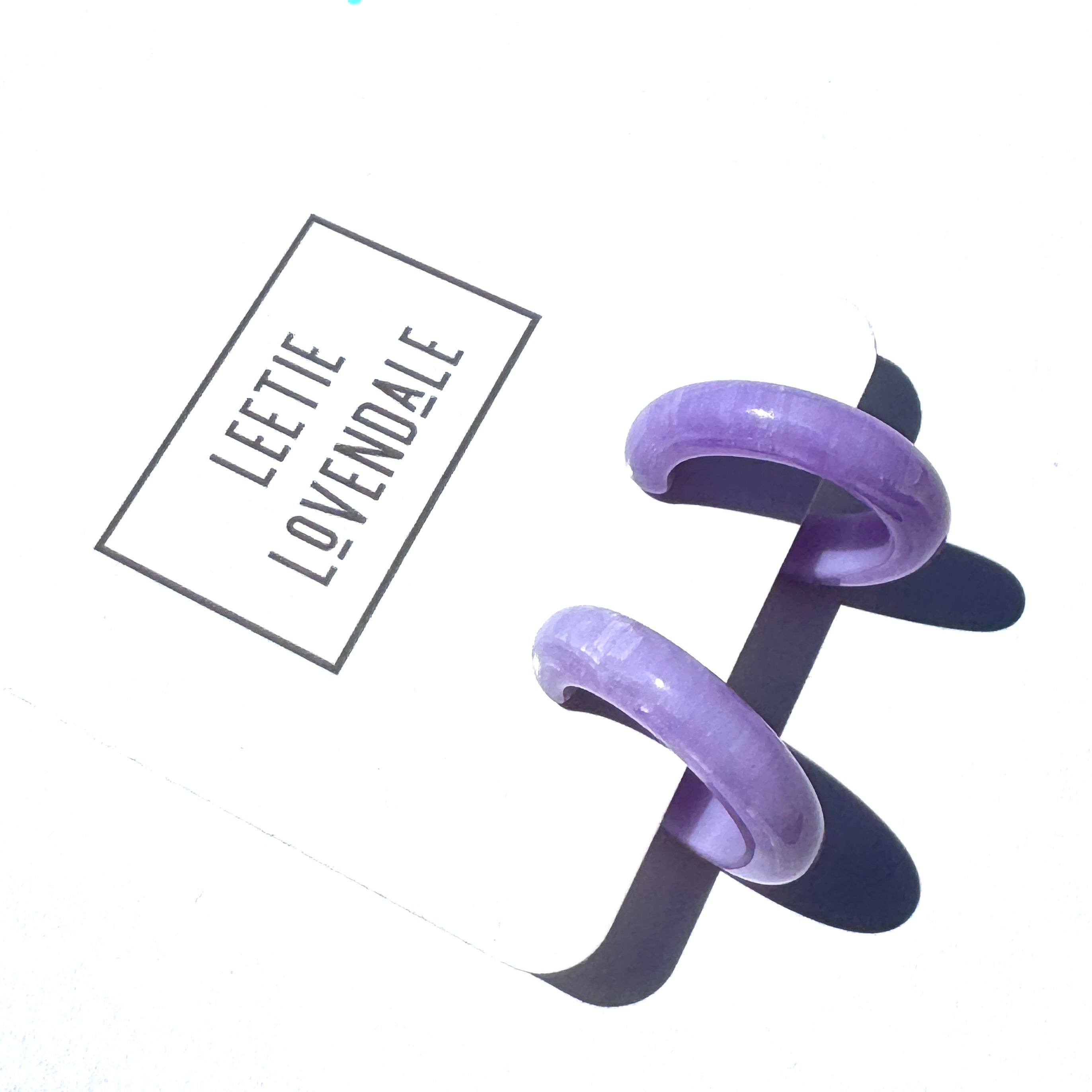 The Mira Hoop Earrings - Pumped Up Pastel Vintage Goodness.