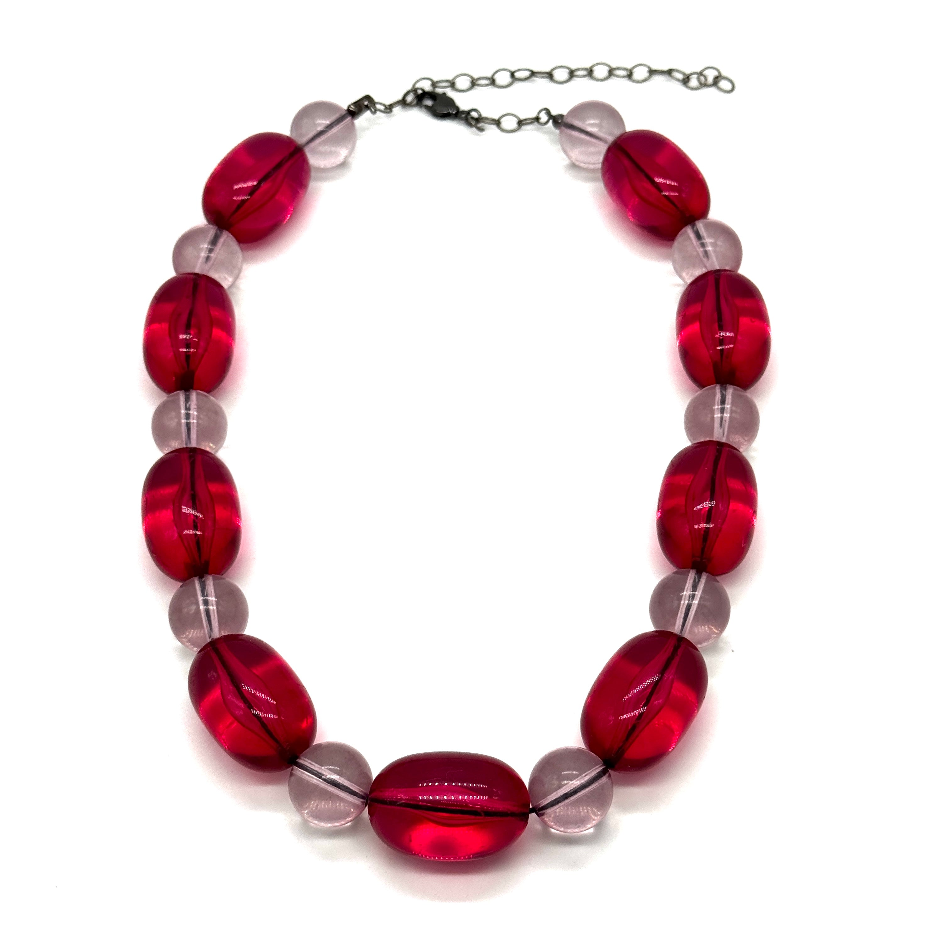 Cranberry Kiss Marco Necklace