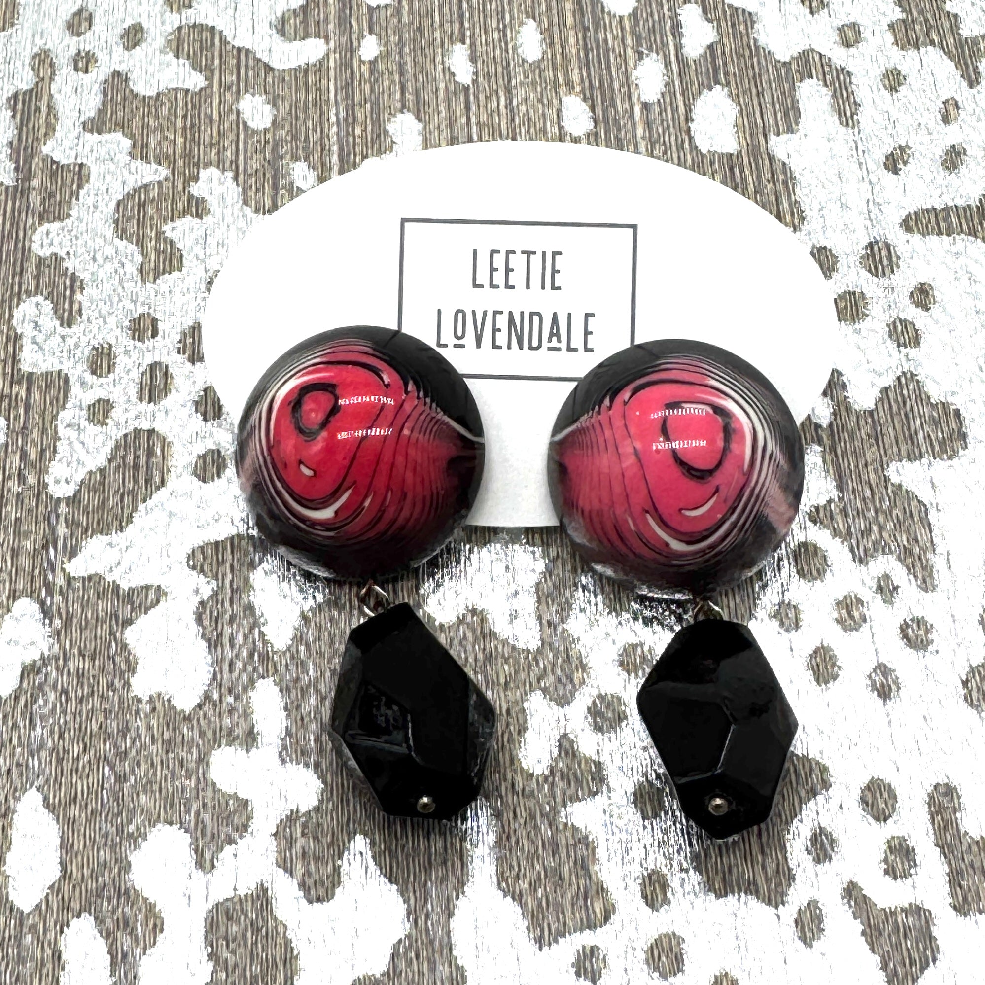 Cherry Bomb Vortex Earrings