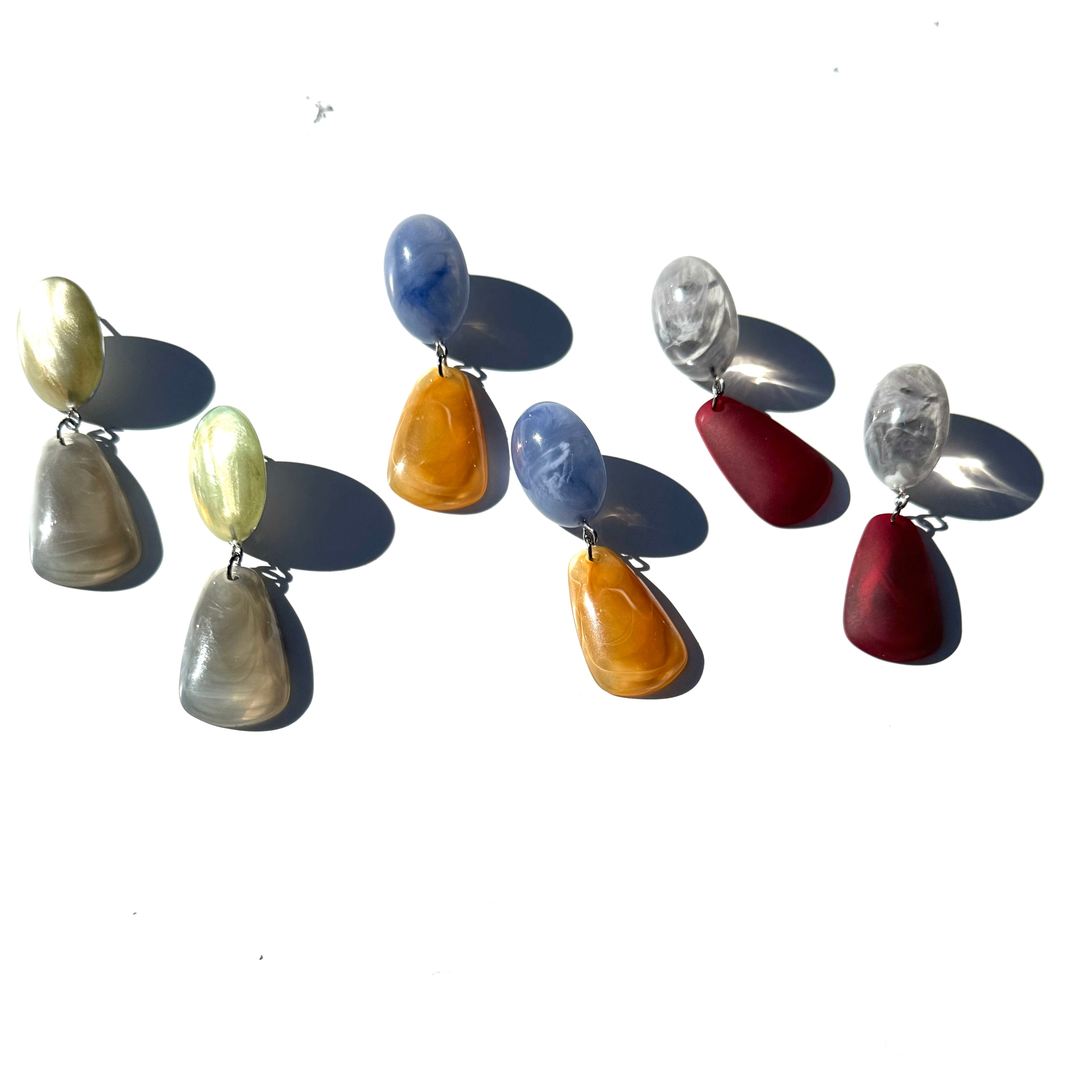 Chroma Pebble Drop Earings*