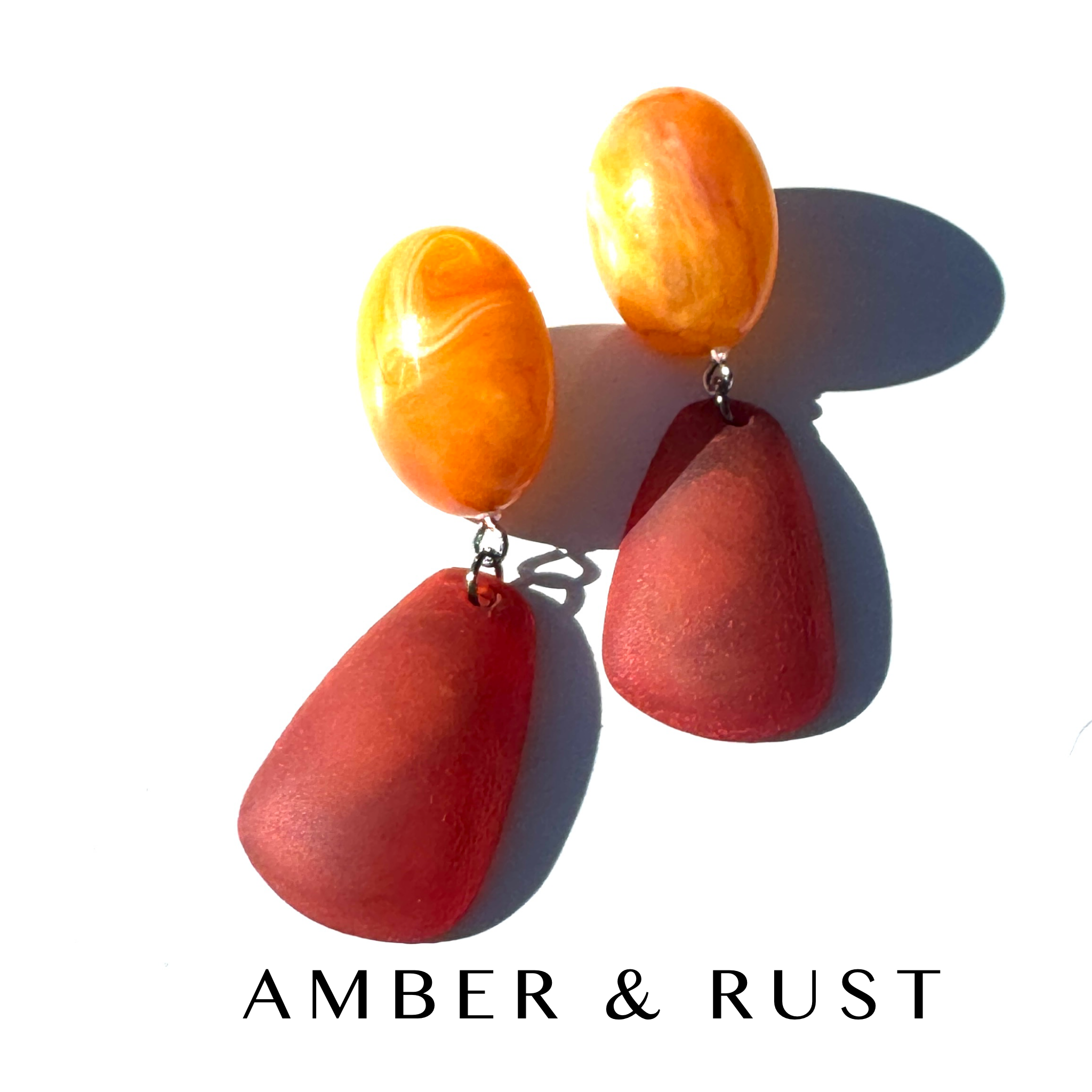 Chroma Pebble Drop Earings*