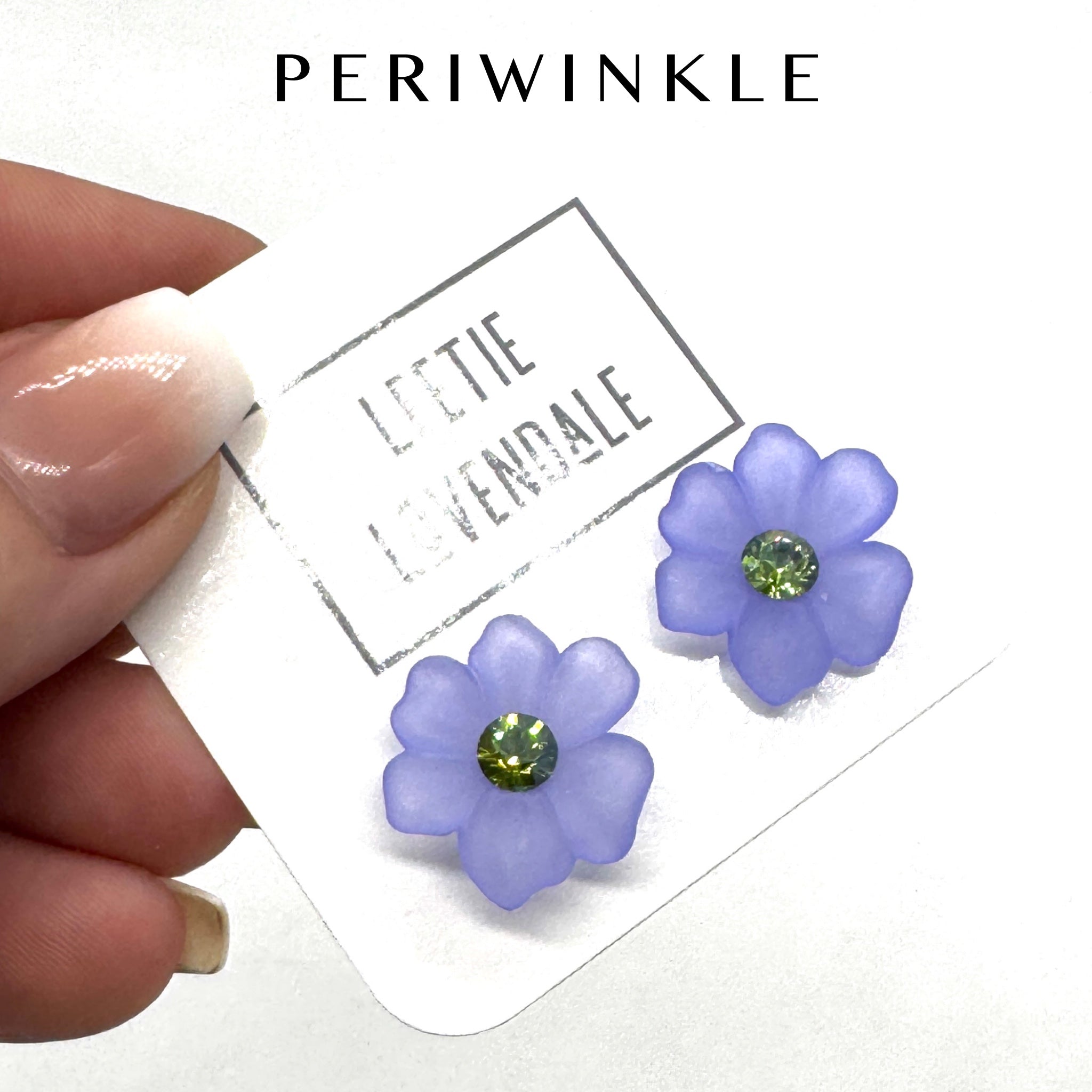 Crystal Bloom Stud Earrings