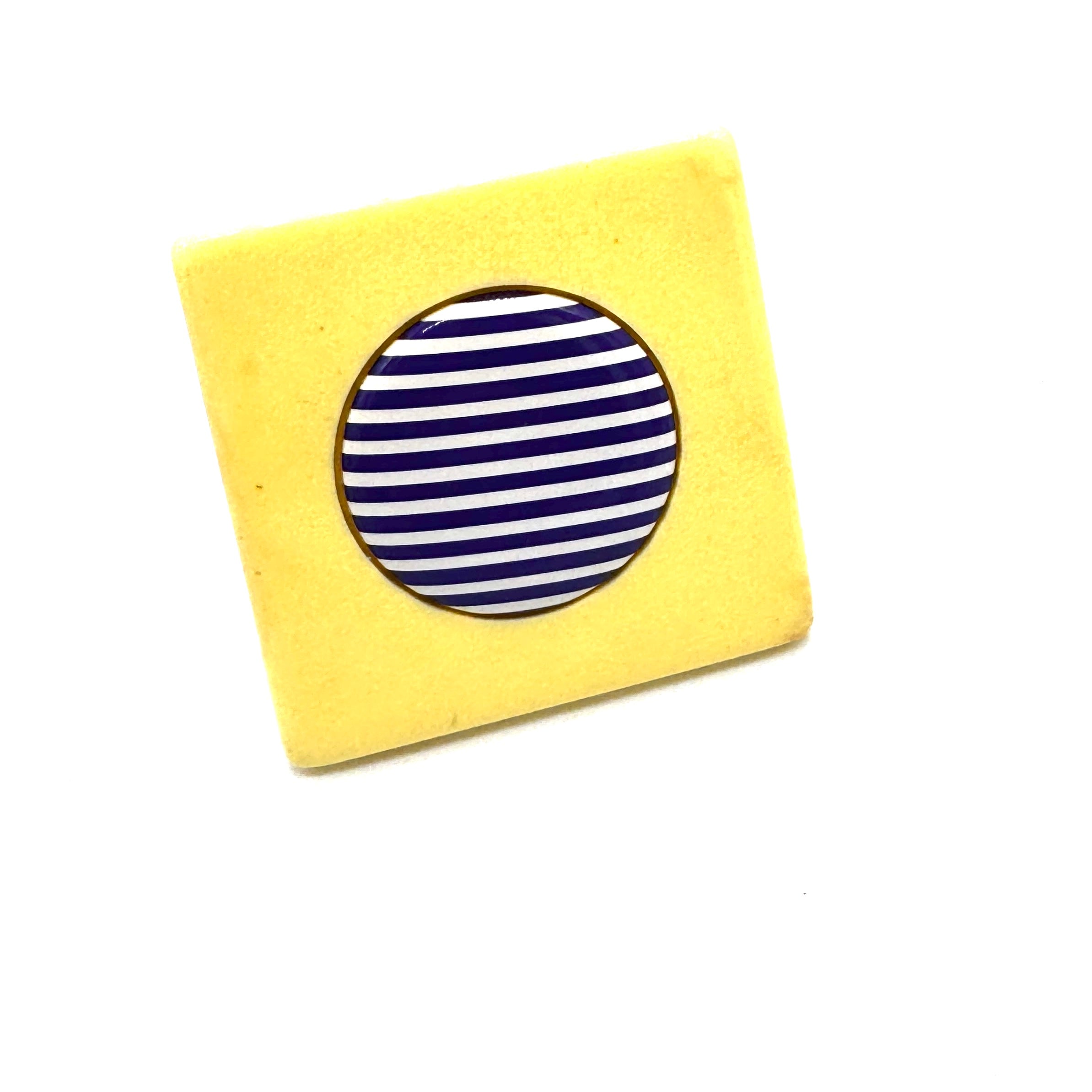 Vintage Archives: Striped Square Ring