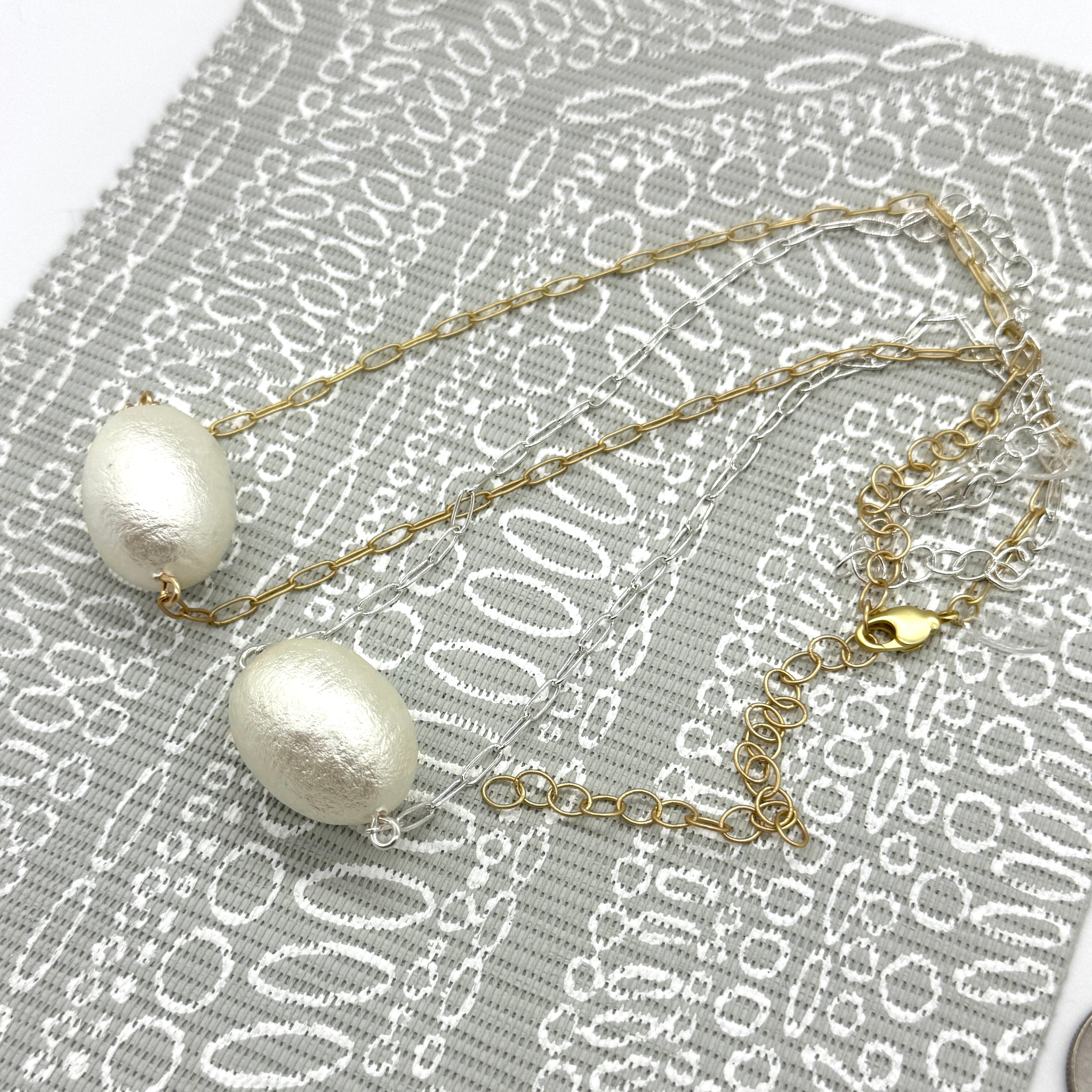 Victory Cotton Pearl Necklace