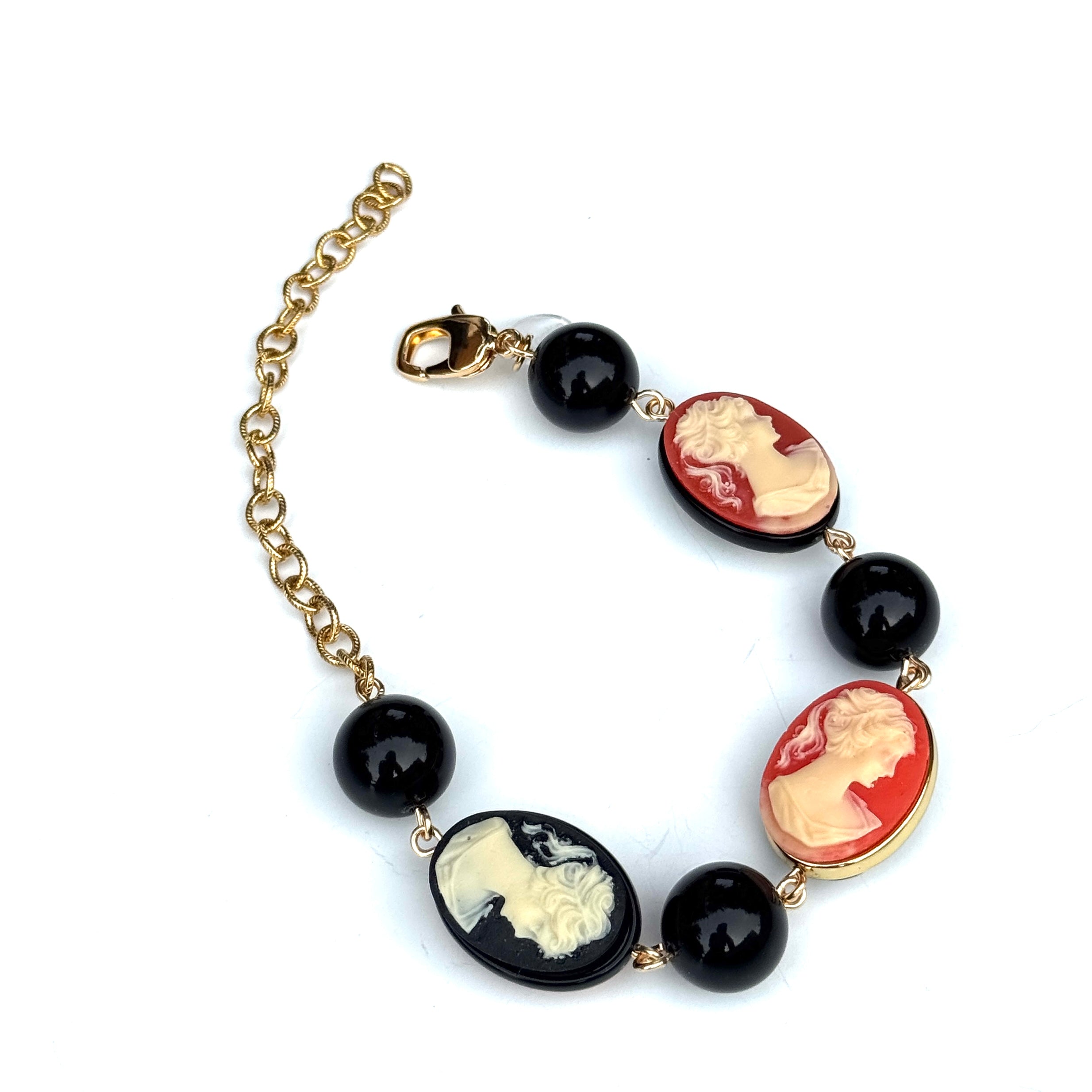 Cameo Noir Bracelet