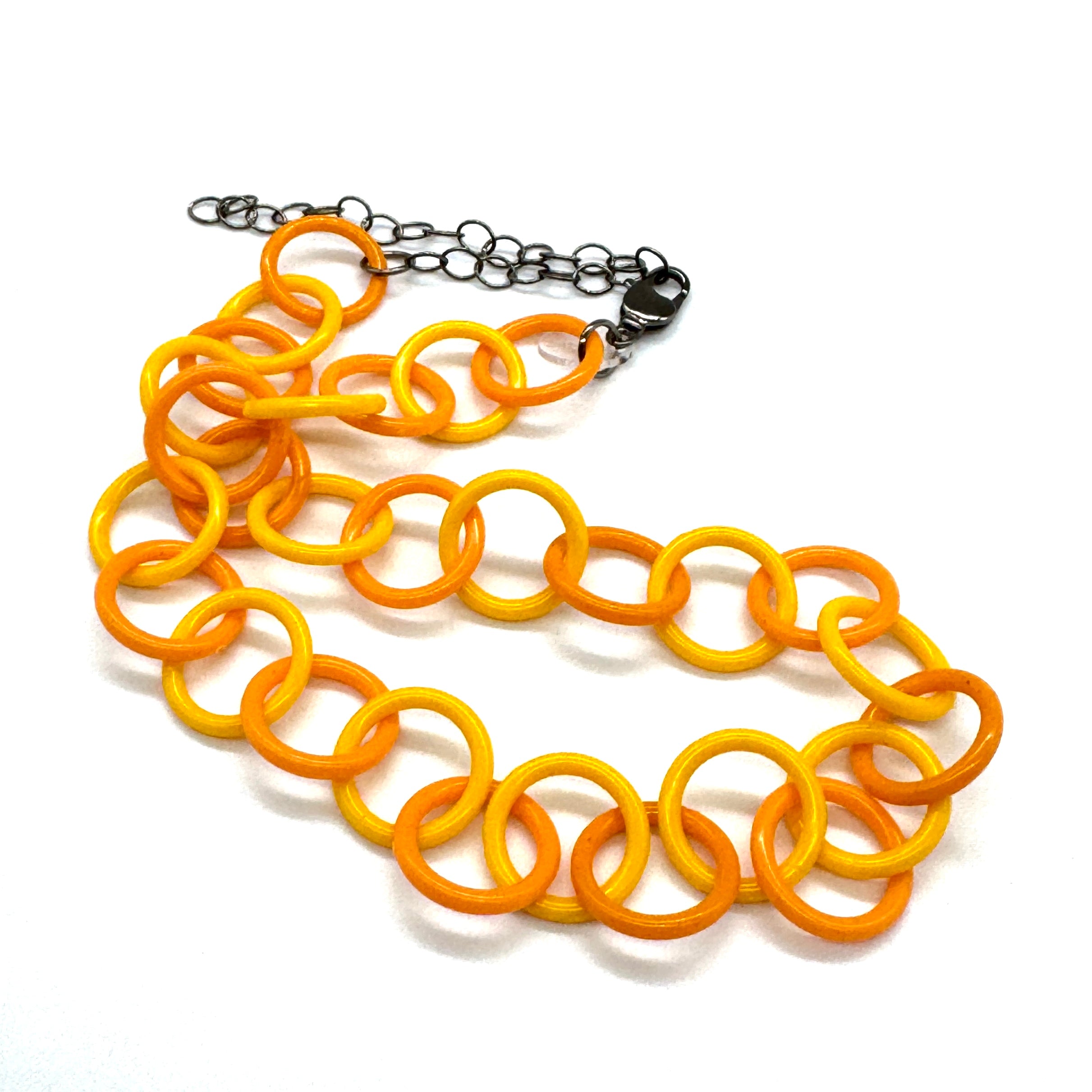 Clink Lucite Chain Link Necklace - Colorful Layering Chains*