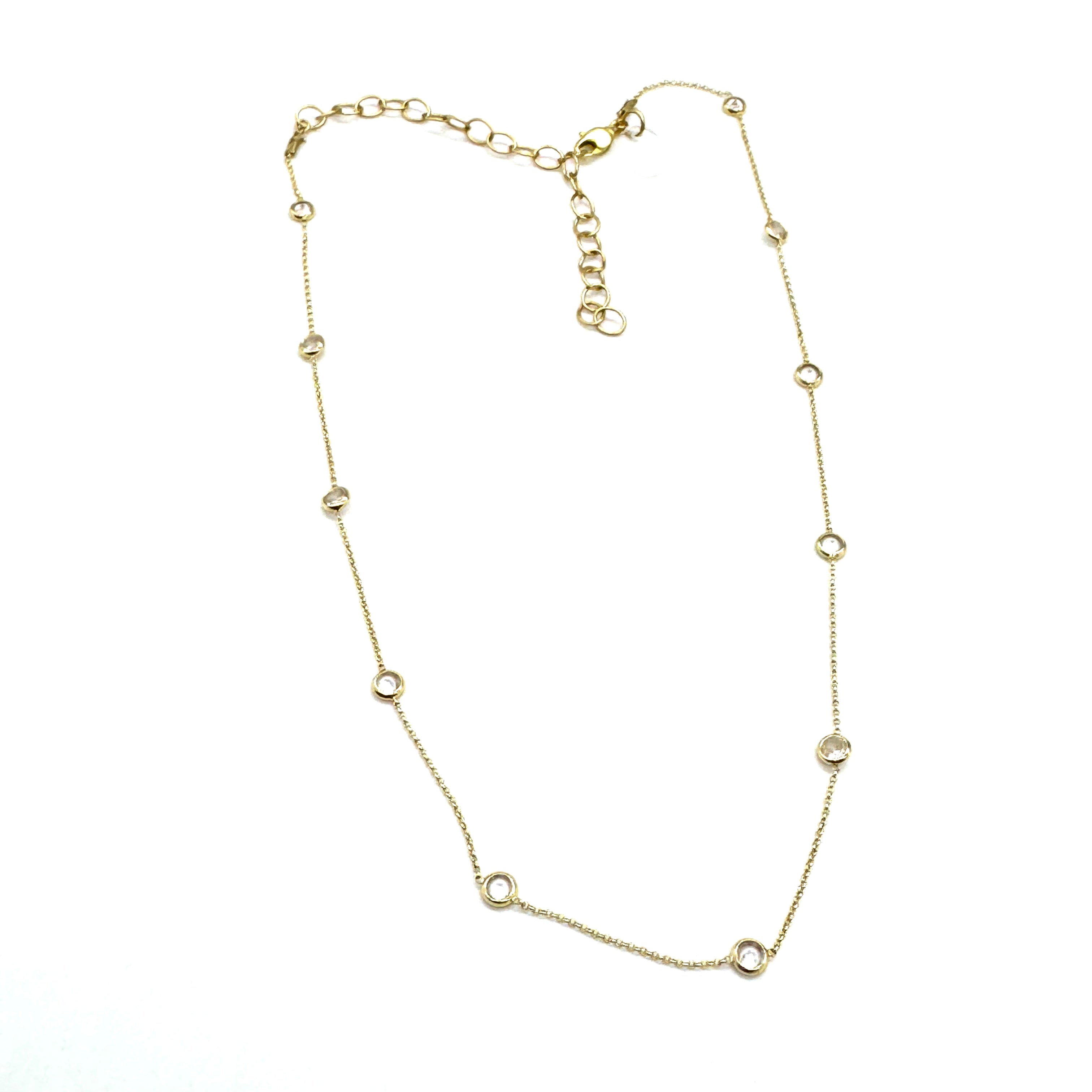 Crystal Thread Necklace - 2 lengths