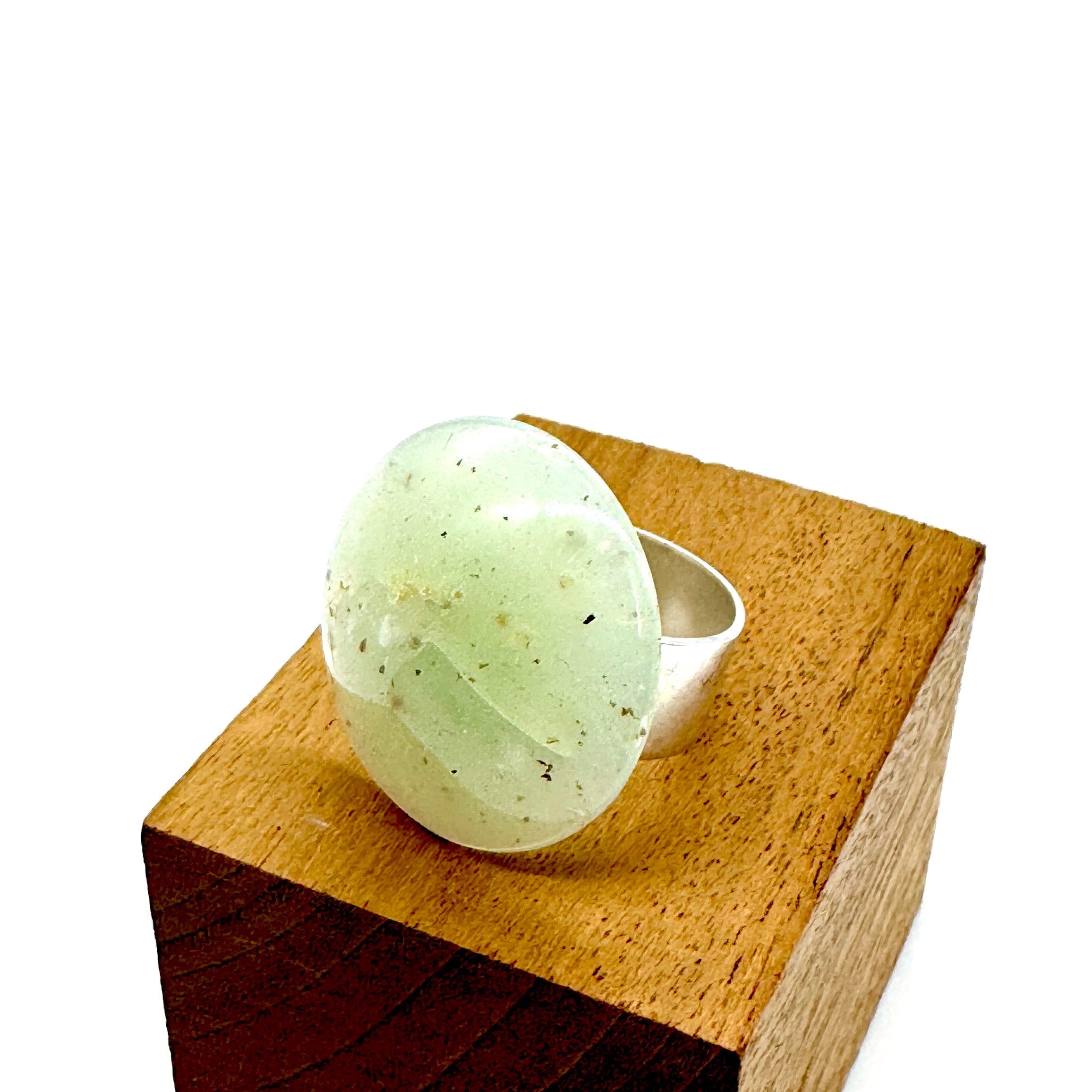 Light Pink Granite Cocktail Ring