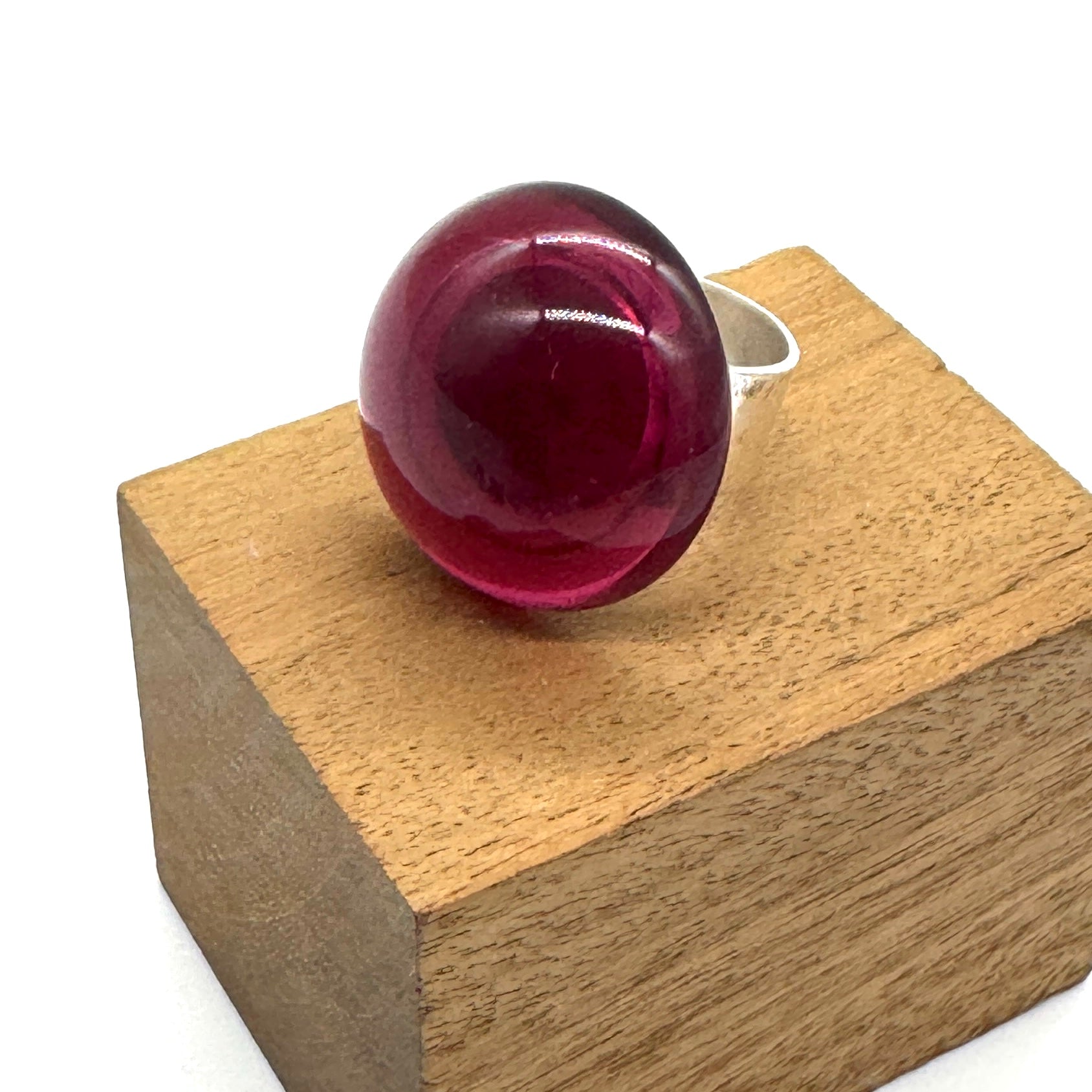 Lollipop Lucite Cocktail Ring