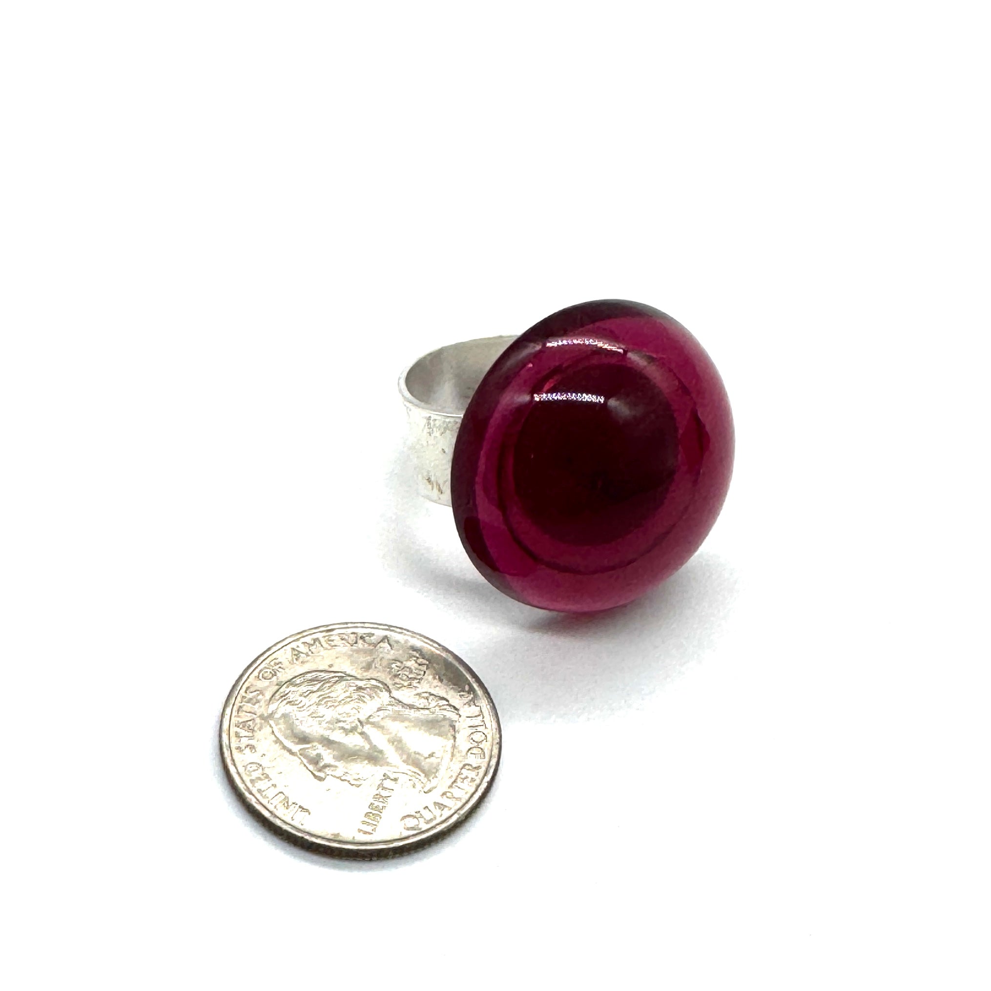 Lollipop Lucite Cocktail Ring