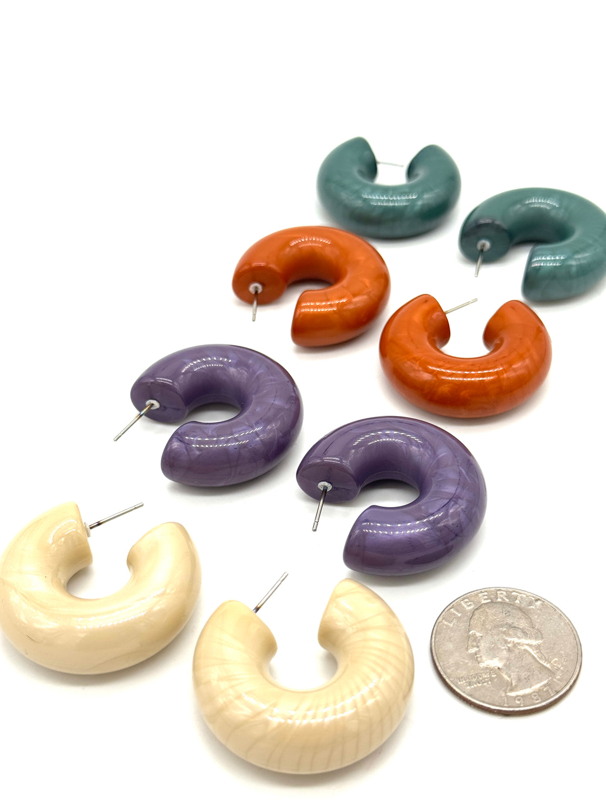 Kuru Kuru Hoop Earrings