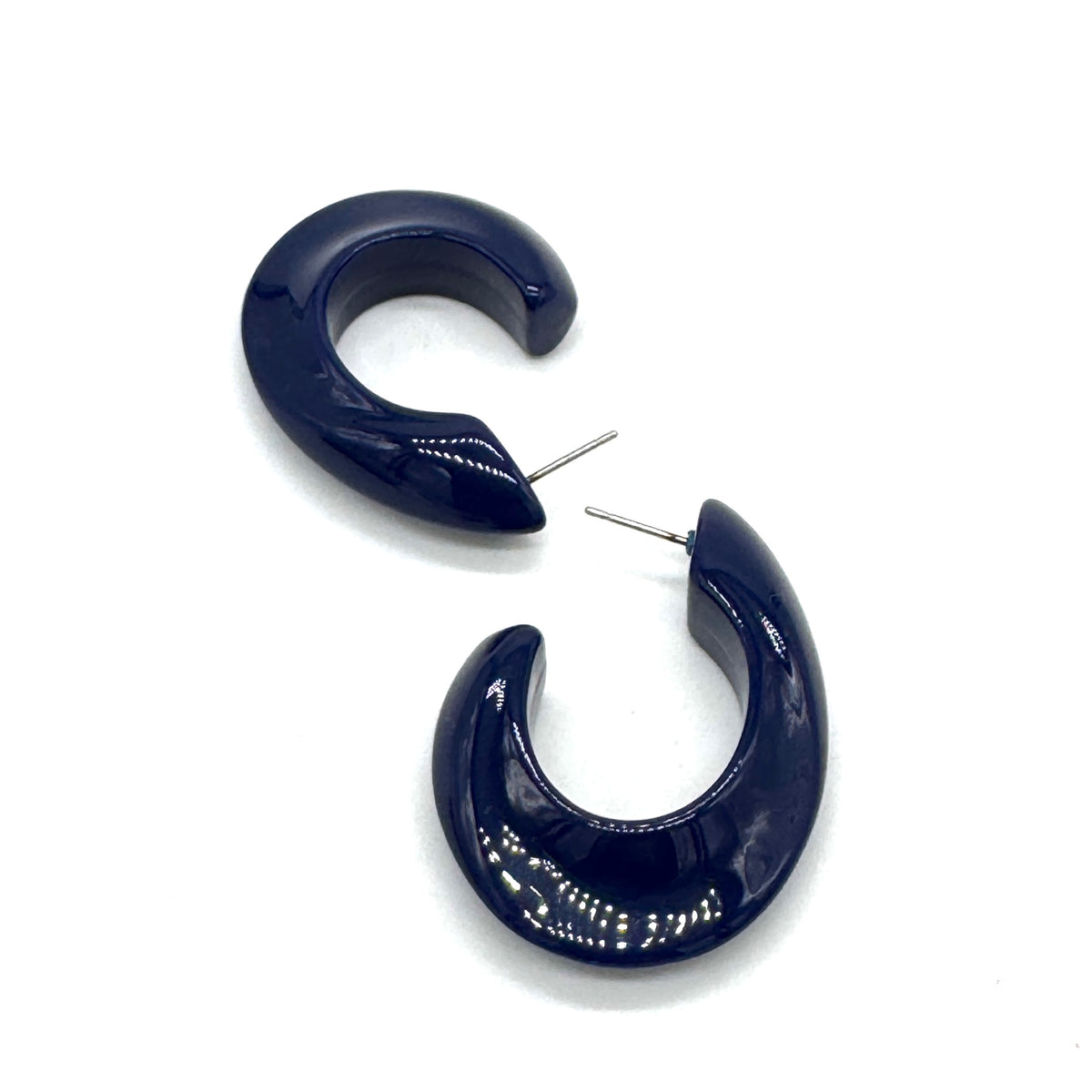 Shizuku Oval Hoop Earrings