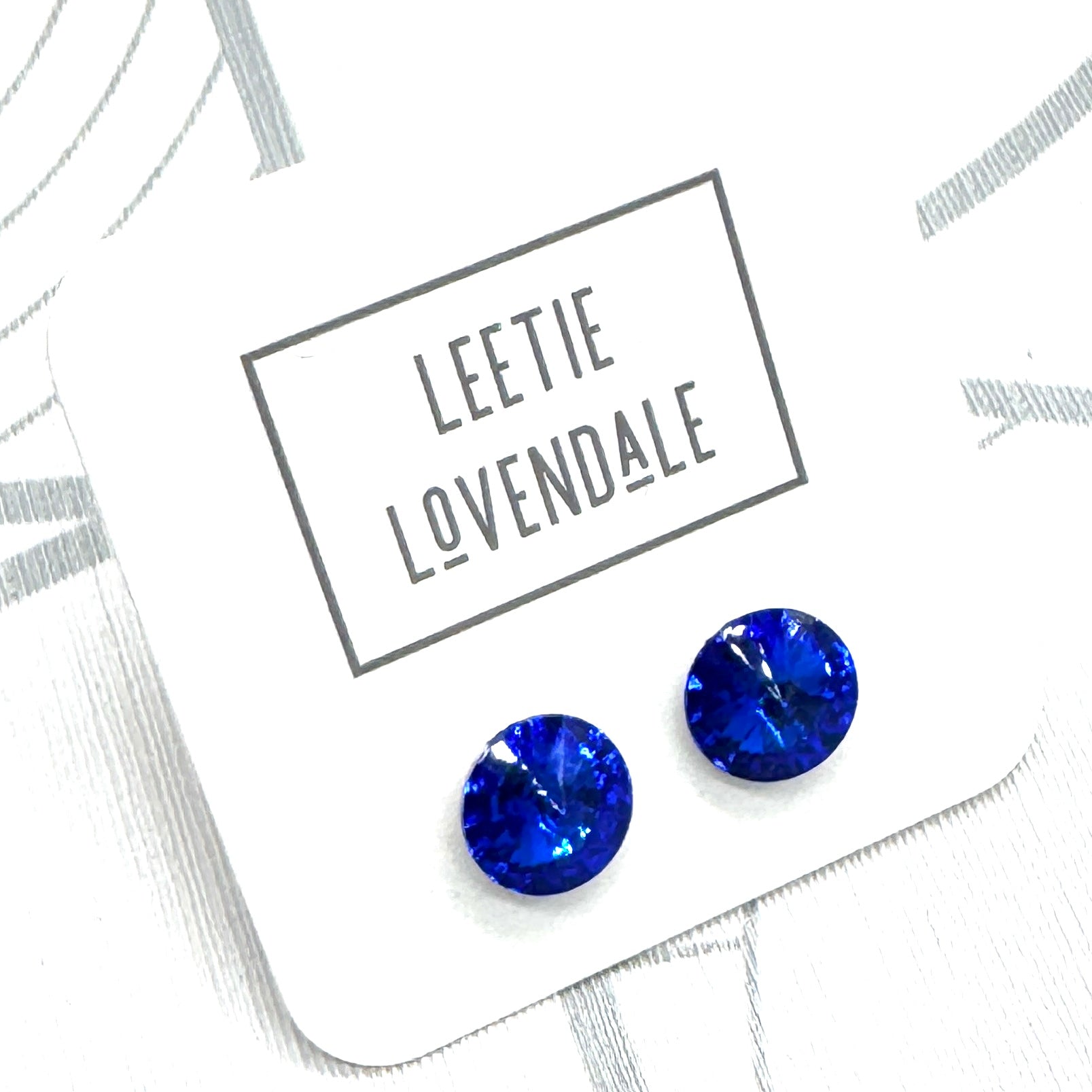 Rivoli Shine On Earrings - Mini 10mm