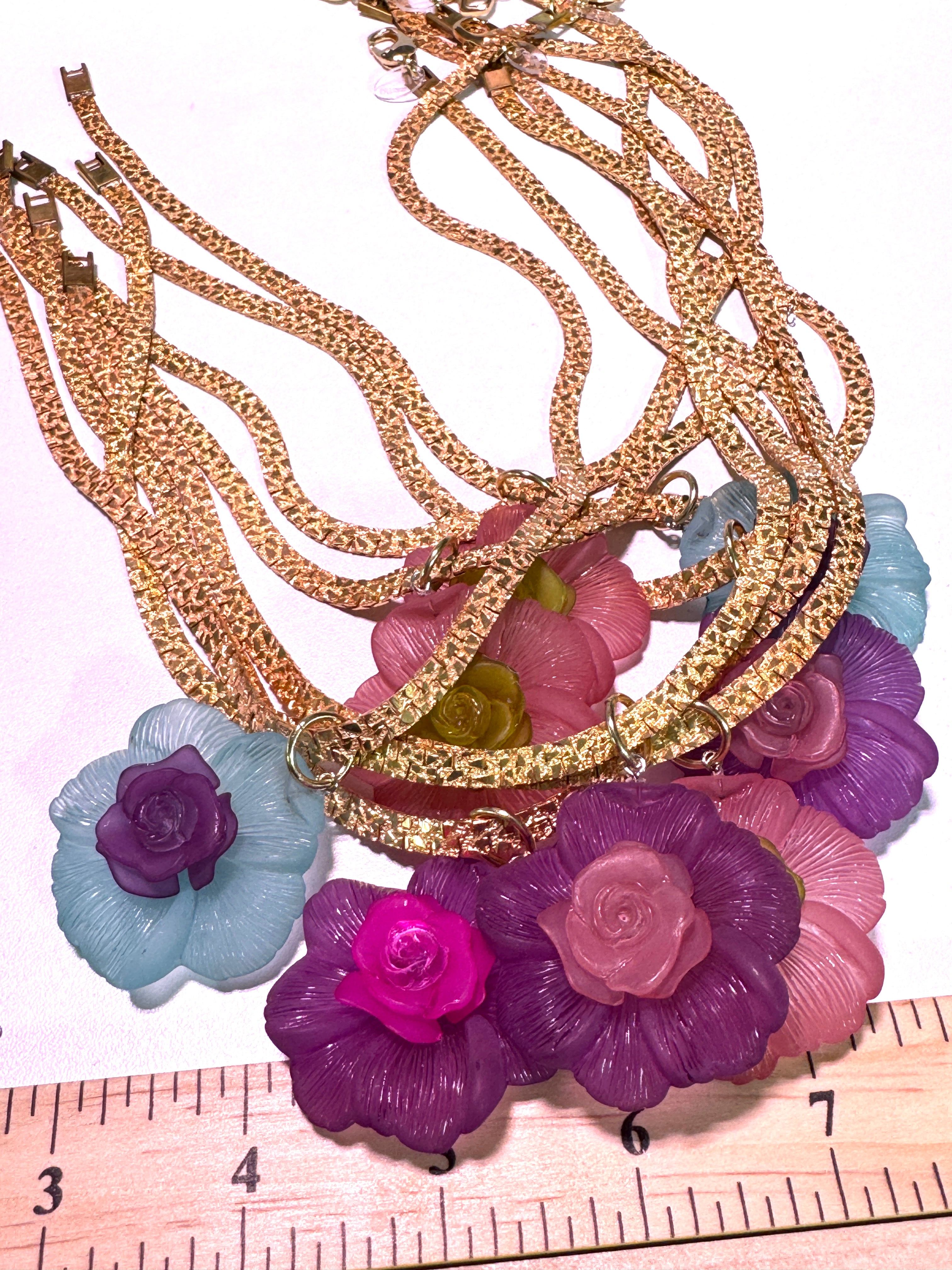Romantic Garden Pebble Chain Necklace - PRE-ORDER- Ships early Feb