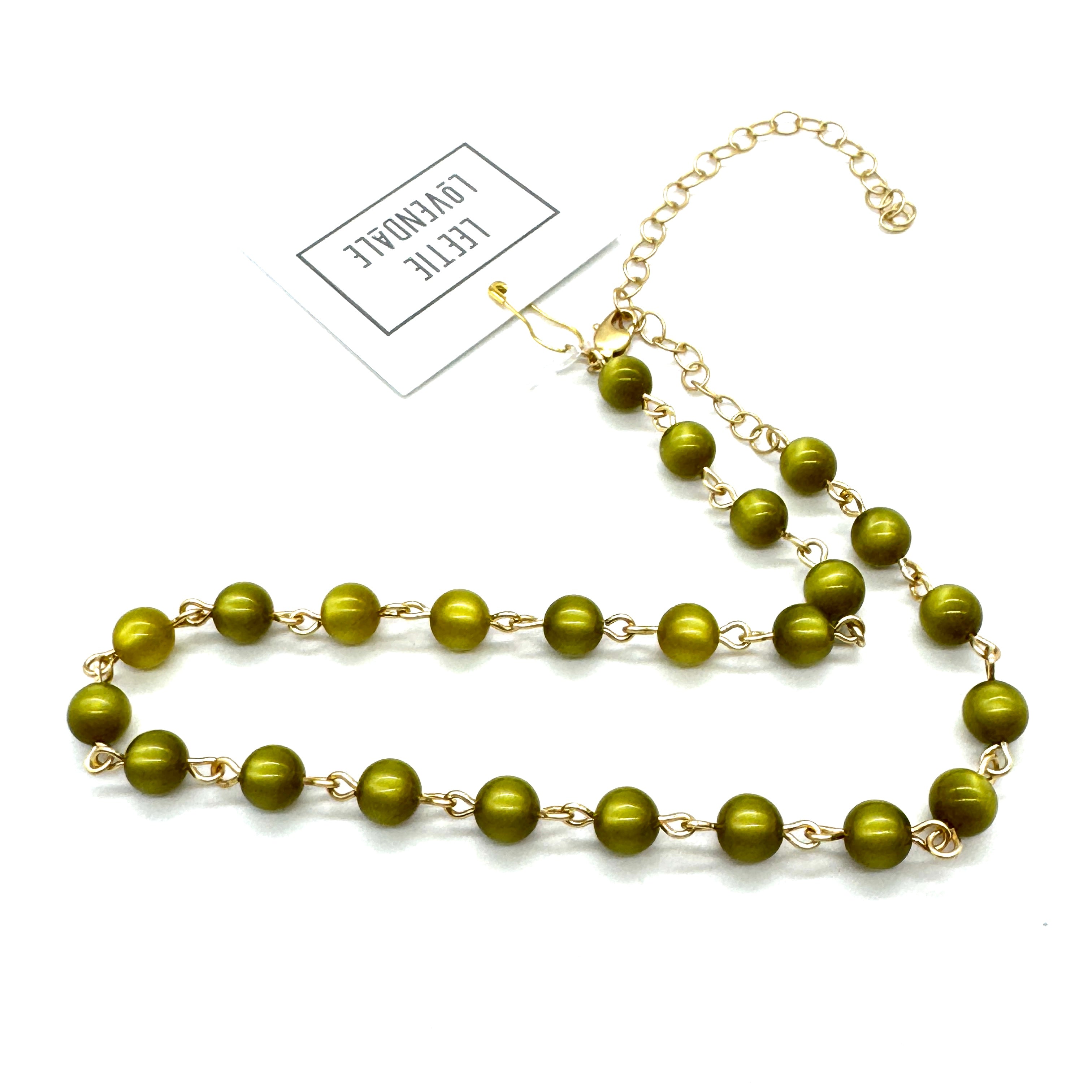 Olive Luxe Moonglow Amelia Necklace