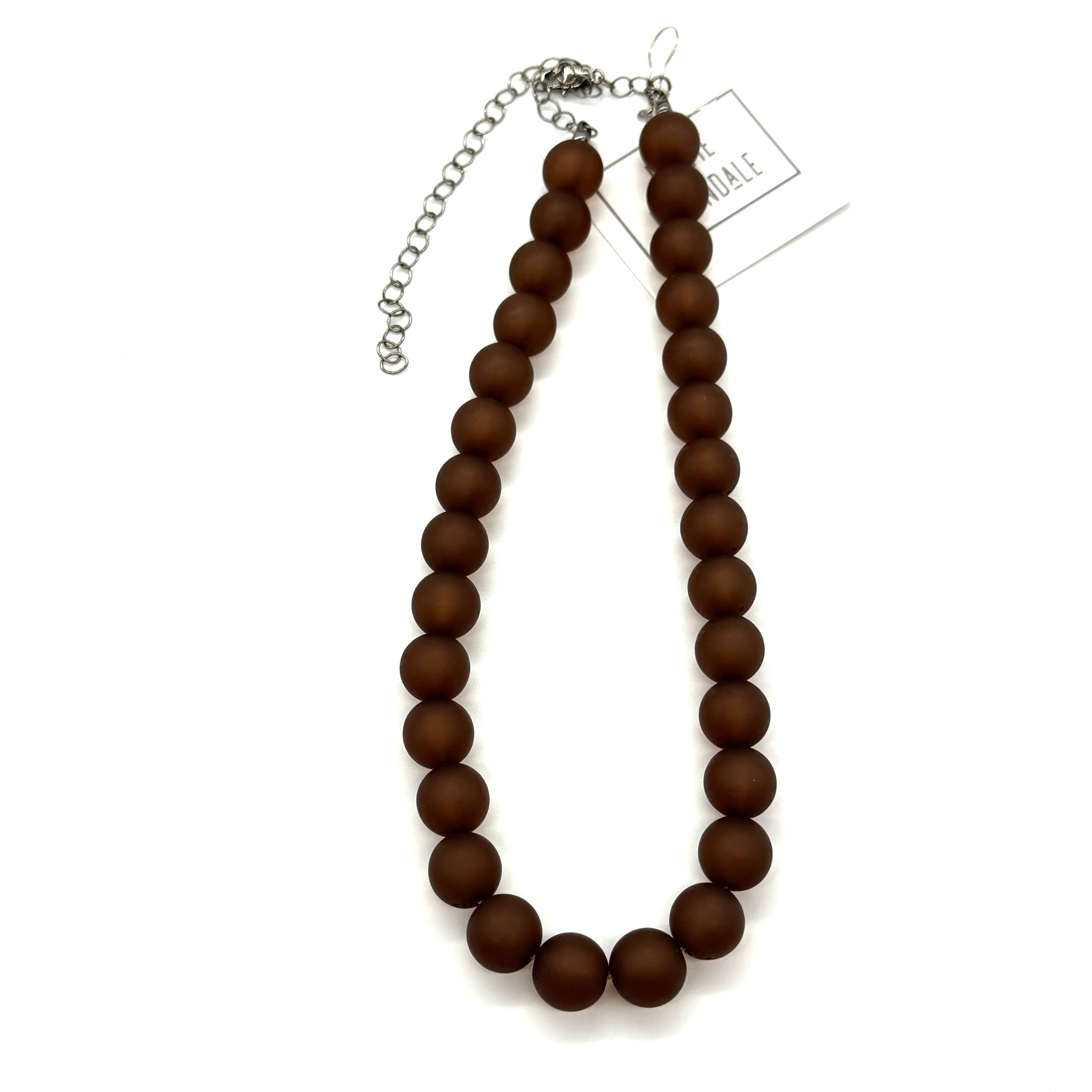 Frosted Marco Necklaces - 14mm