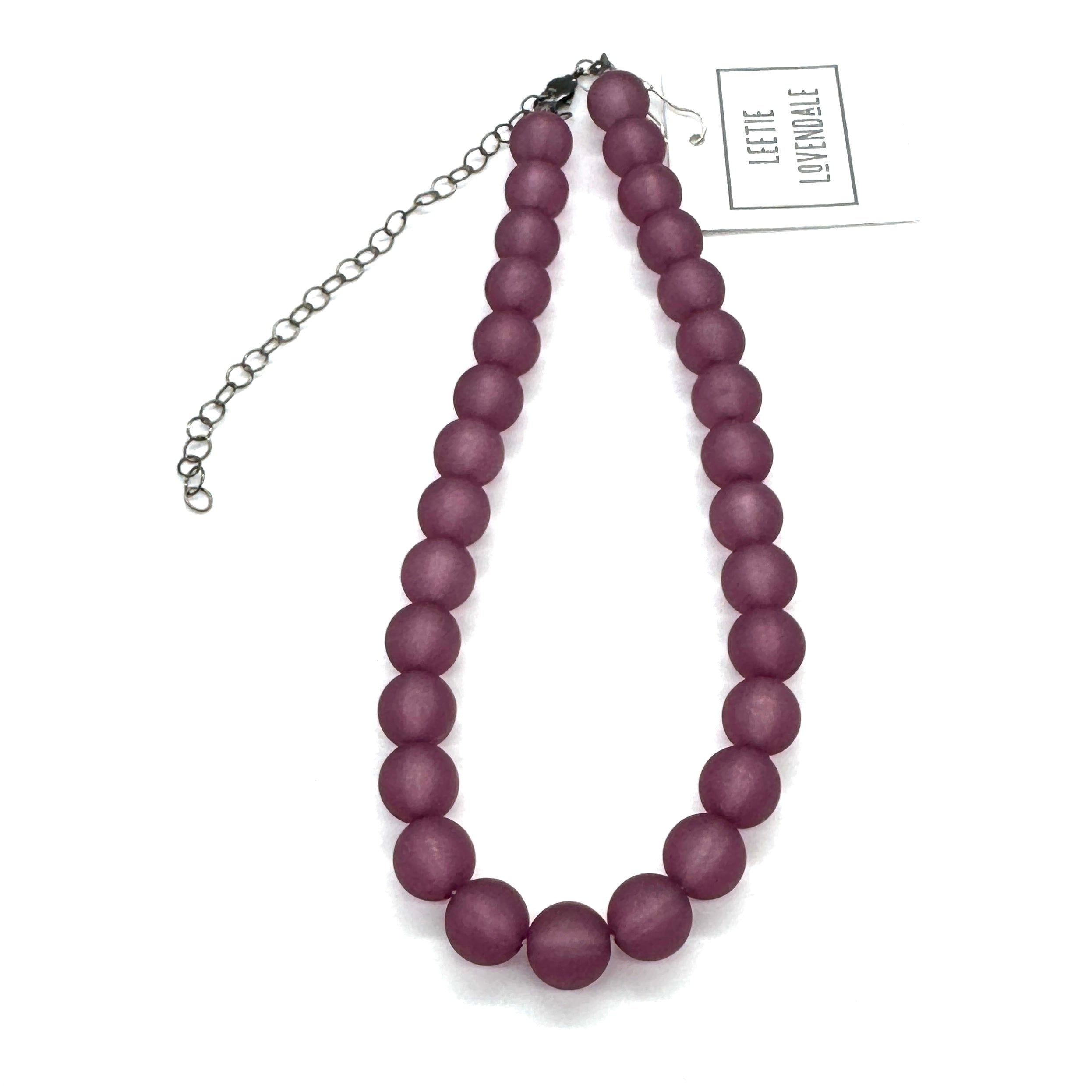 Frosted Marco Necklaces - 14mm