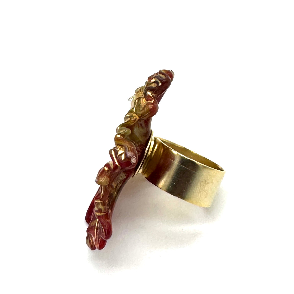 Gilded Cosmos Cocktail Ring