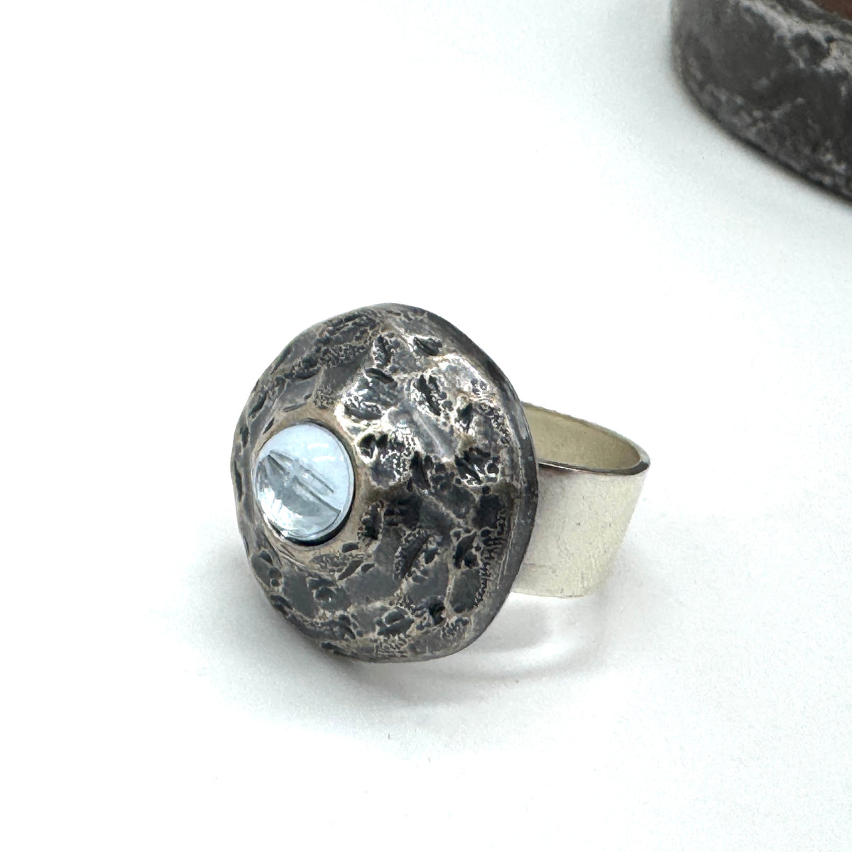 Lunar Relic Cocktail Ring