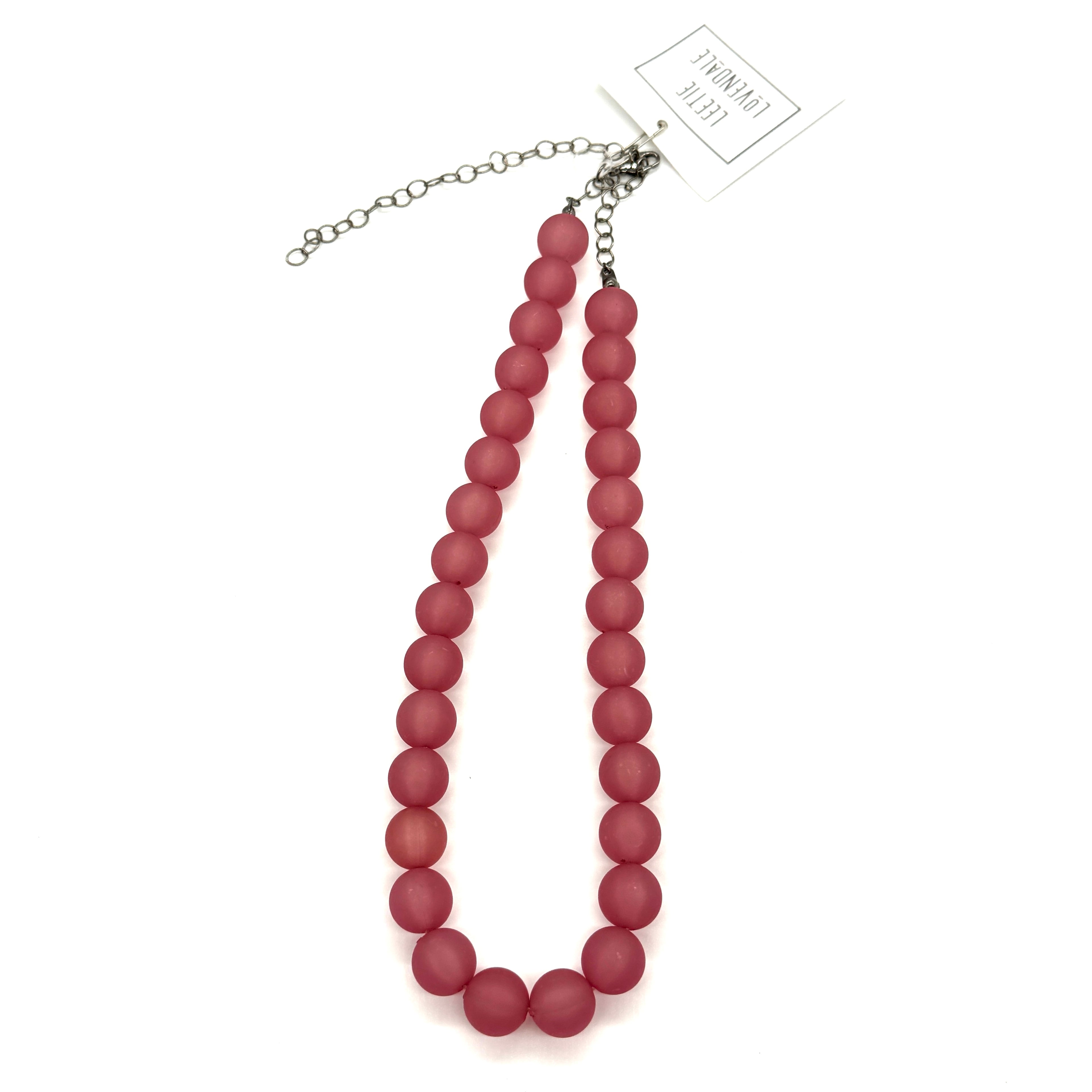 Frosted Marco Necklaces - 14mm