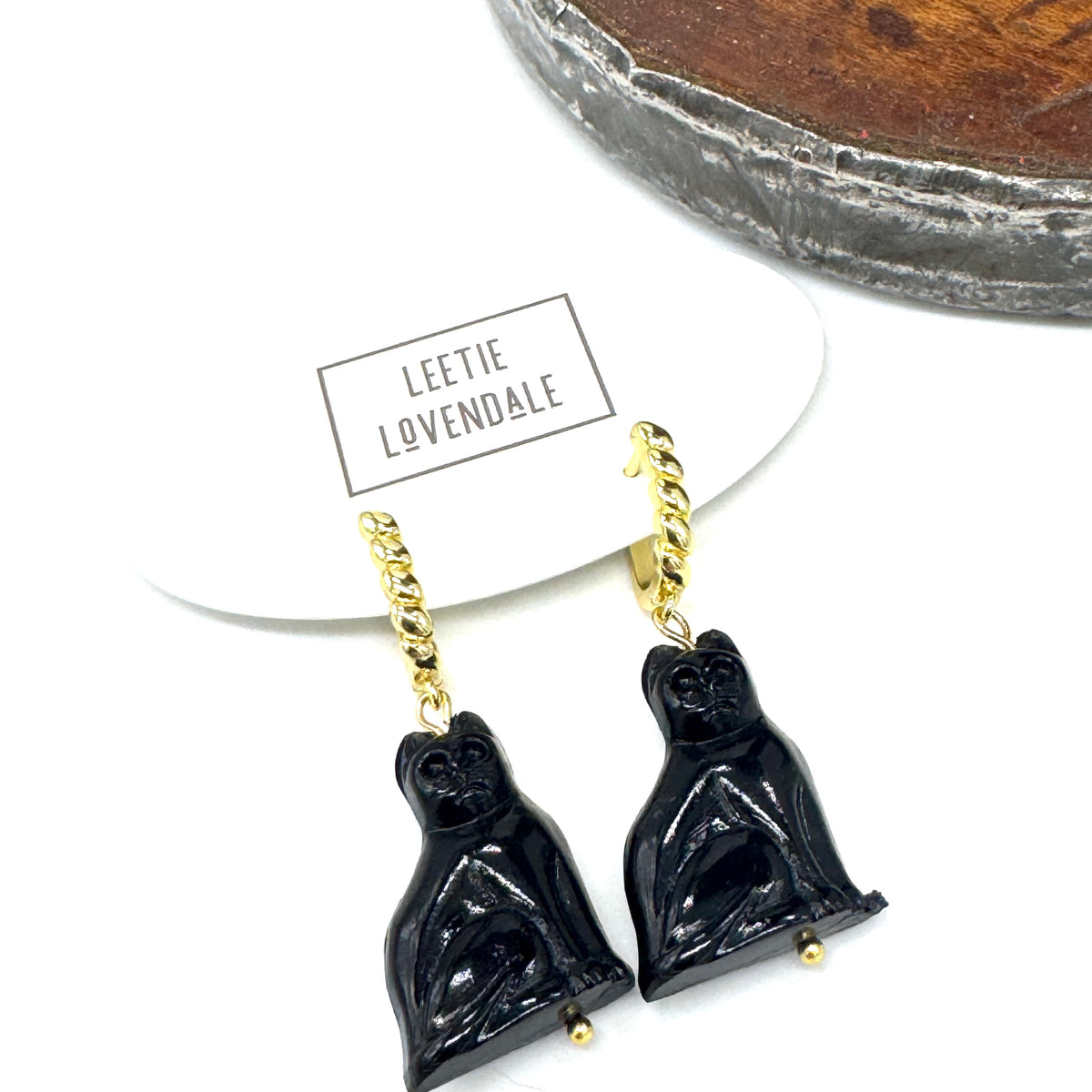 Black Cat Magic Earrings