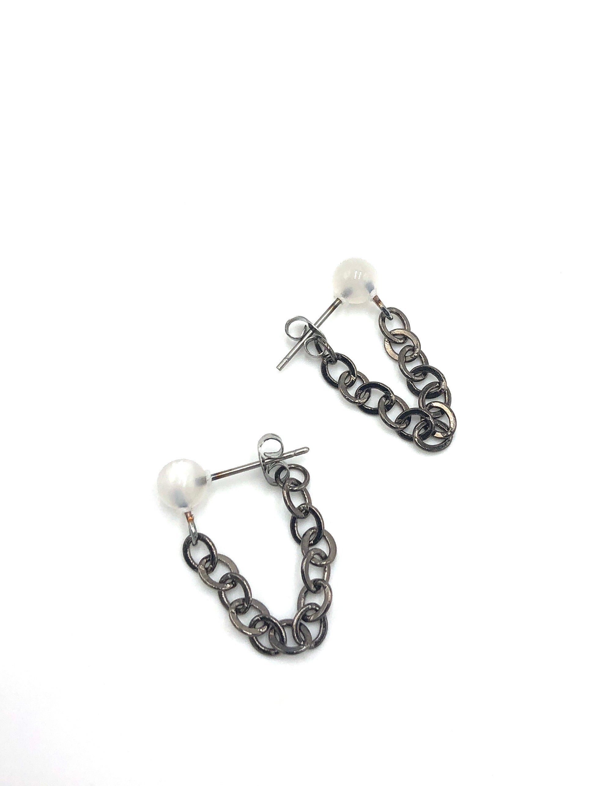 Lucy Chain & Sparkle Earrings