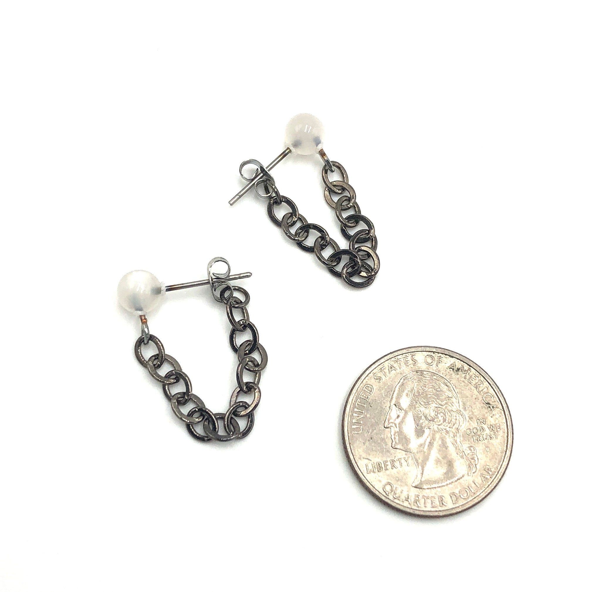 Lucy Chain & Sparkle Earrings