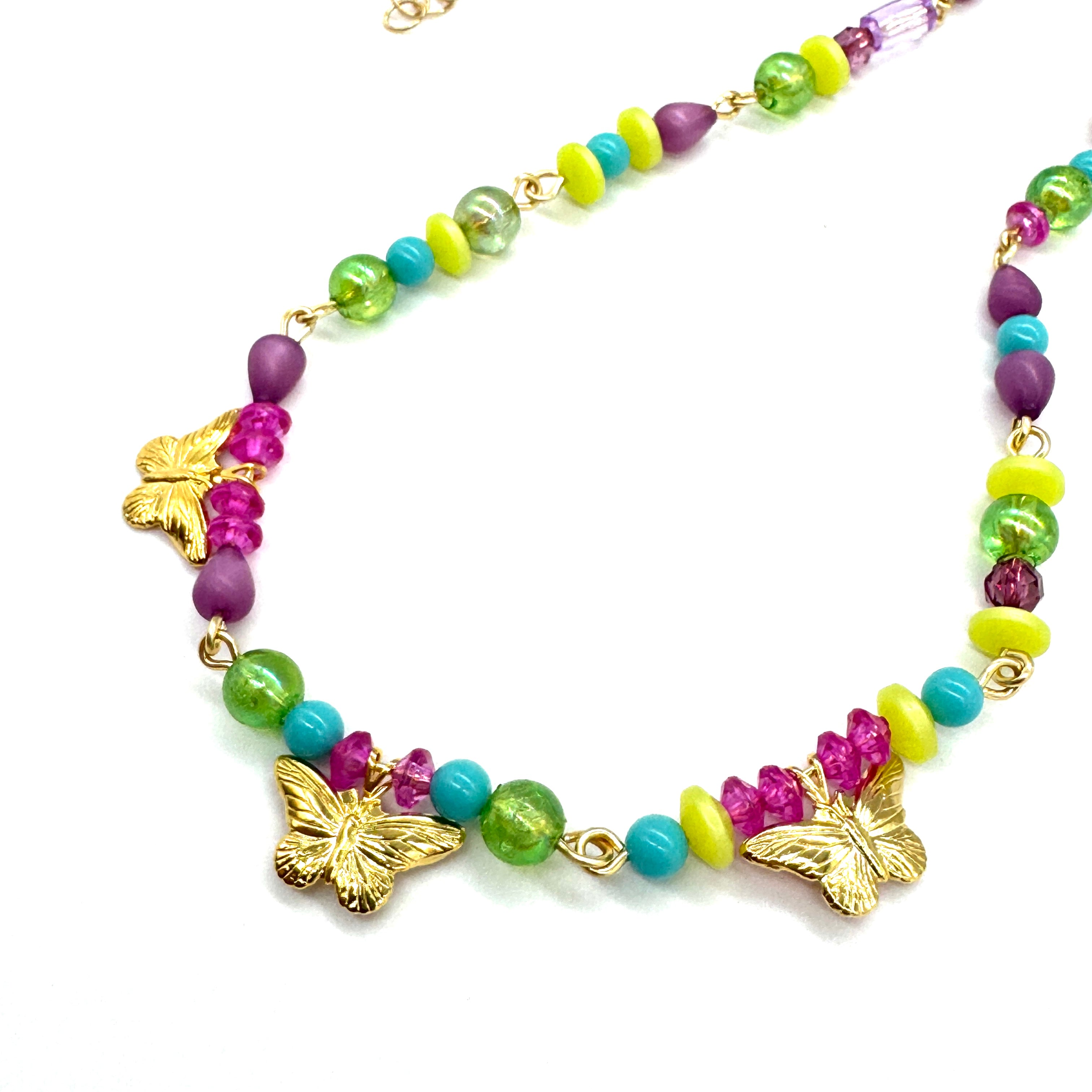 Butterfly Charming Amelia Necklace