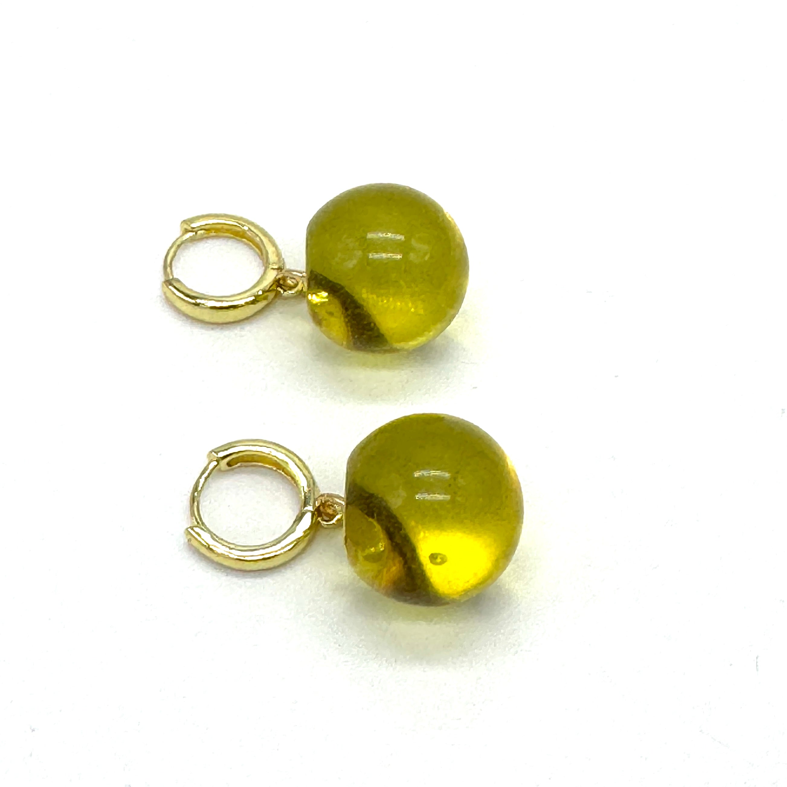 Berry Drop Huggie Earrings