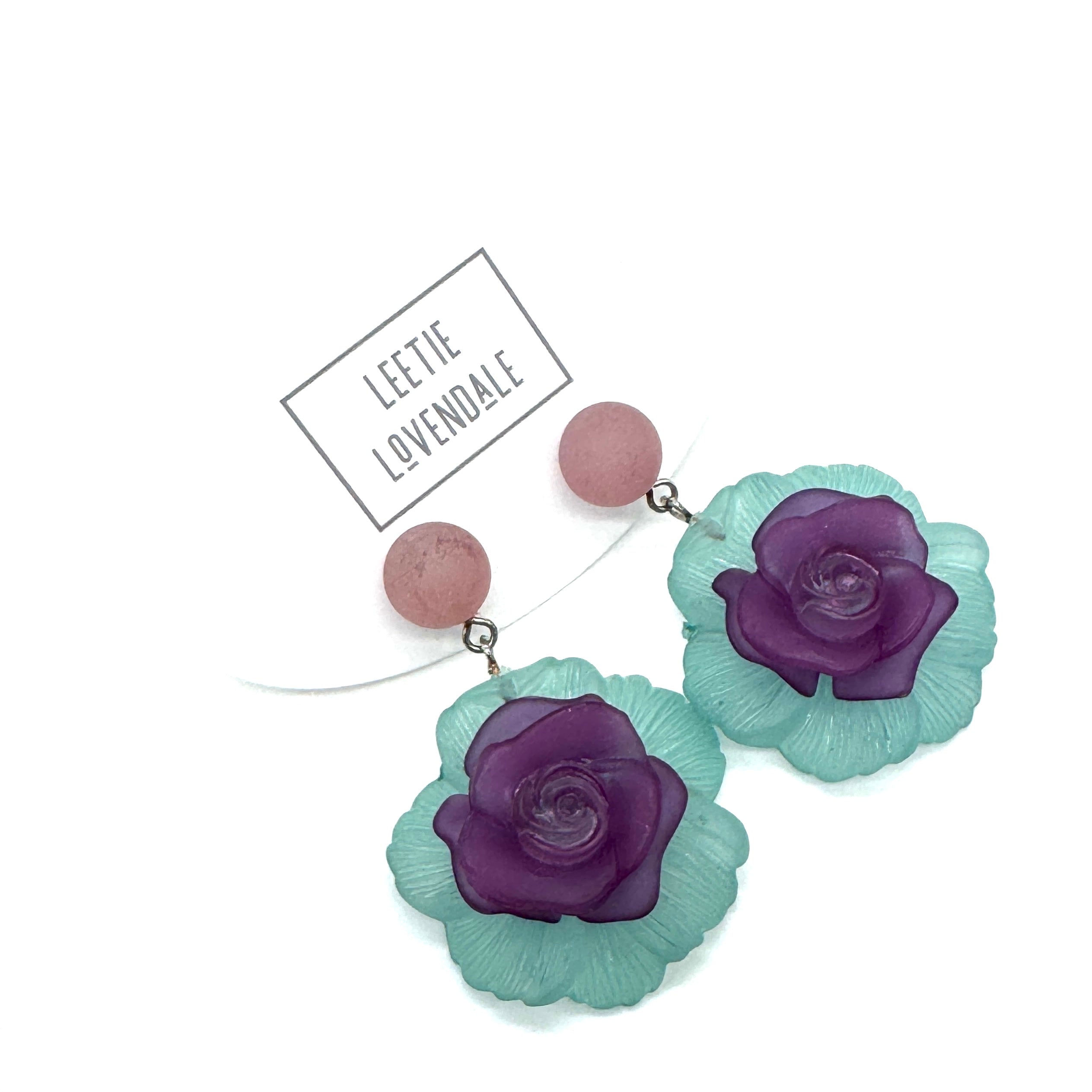 Romantic Garden Pressed Blossom Earrings