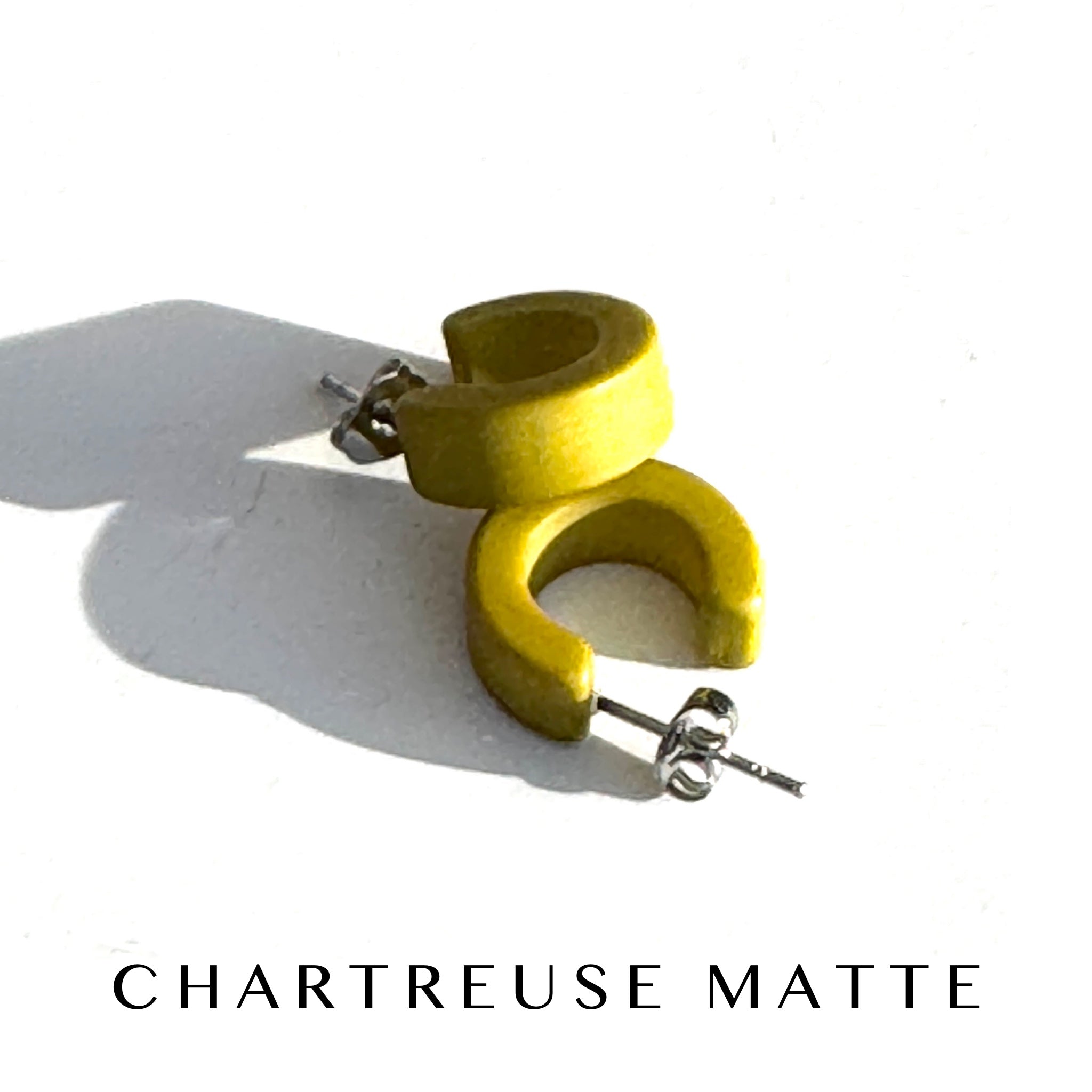 Matte Mini Hugger Hoop Earrings