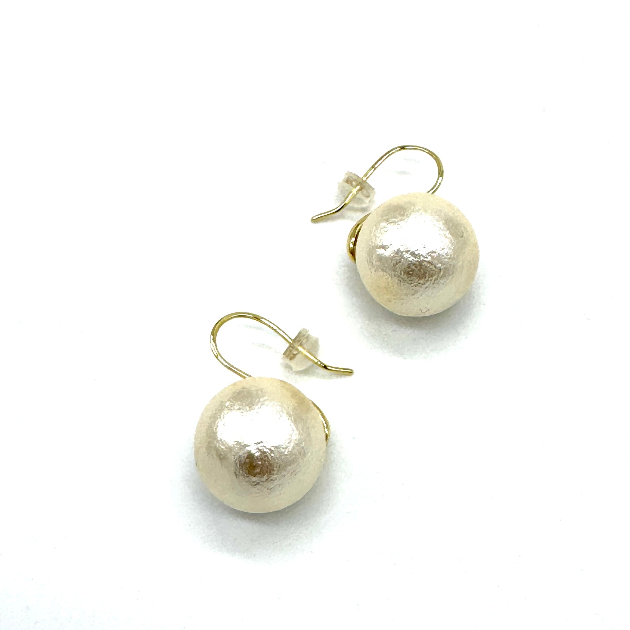 Silken Pearl Drop Earrings
