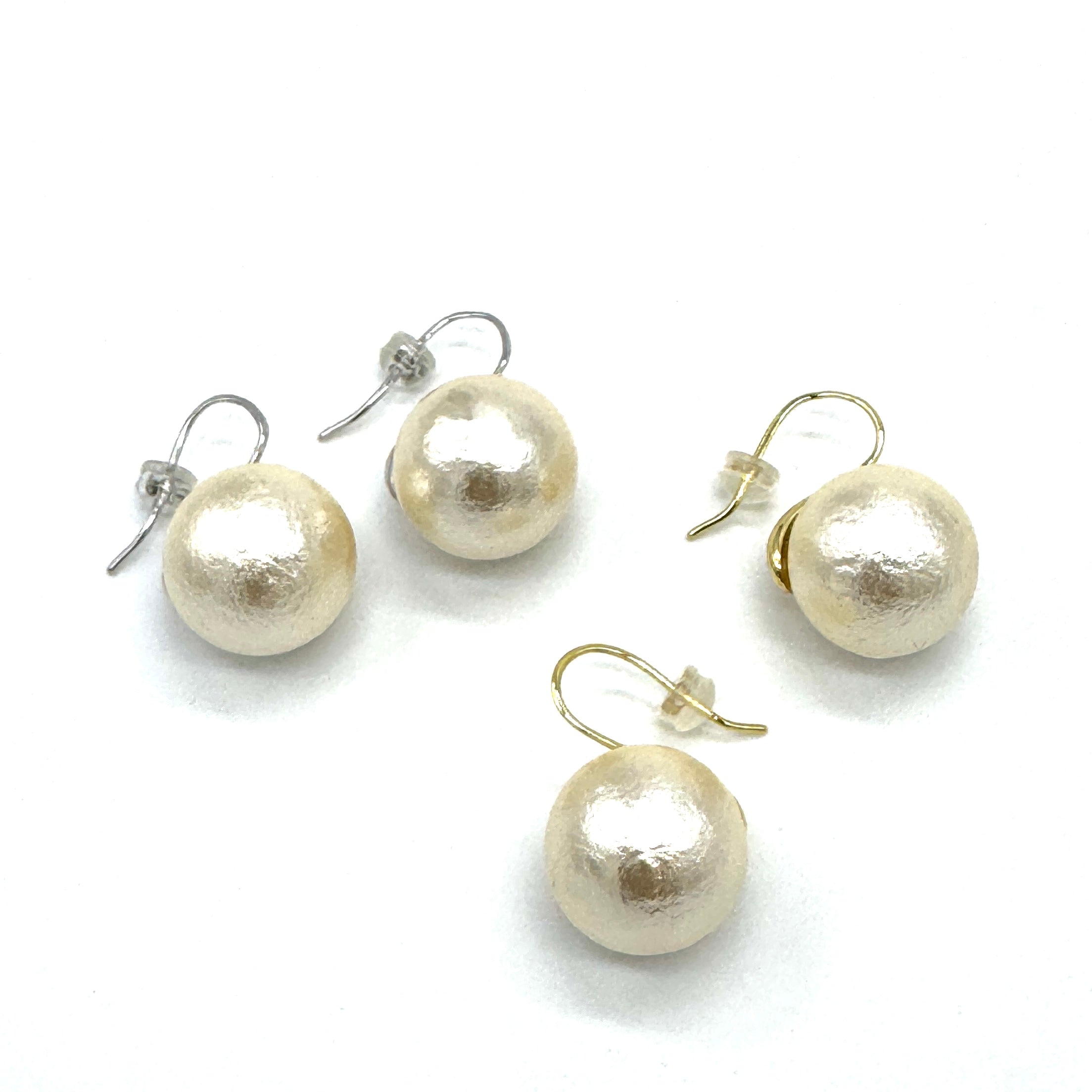 Silken Pearl Drop Earrings