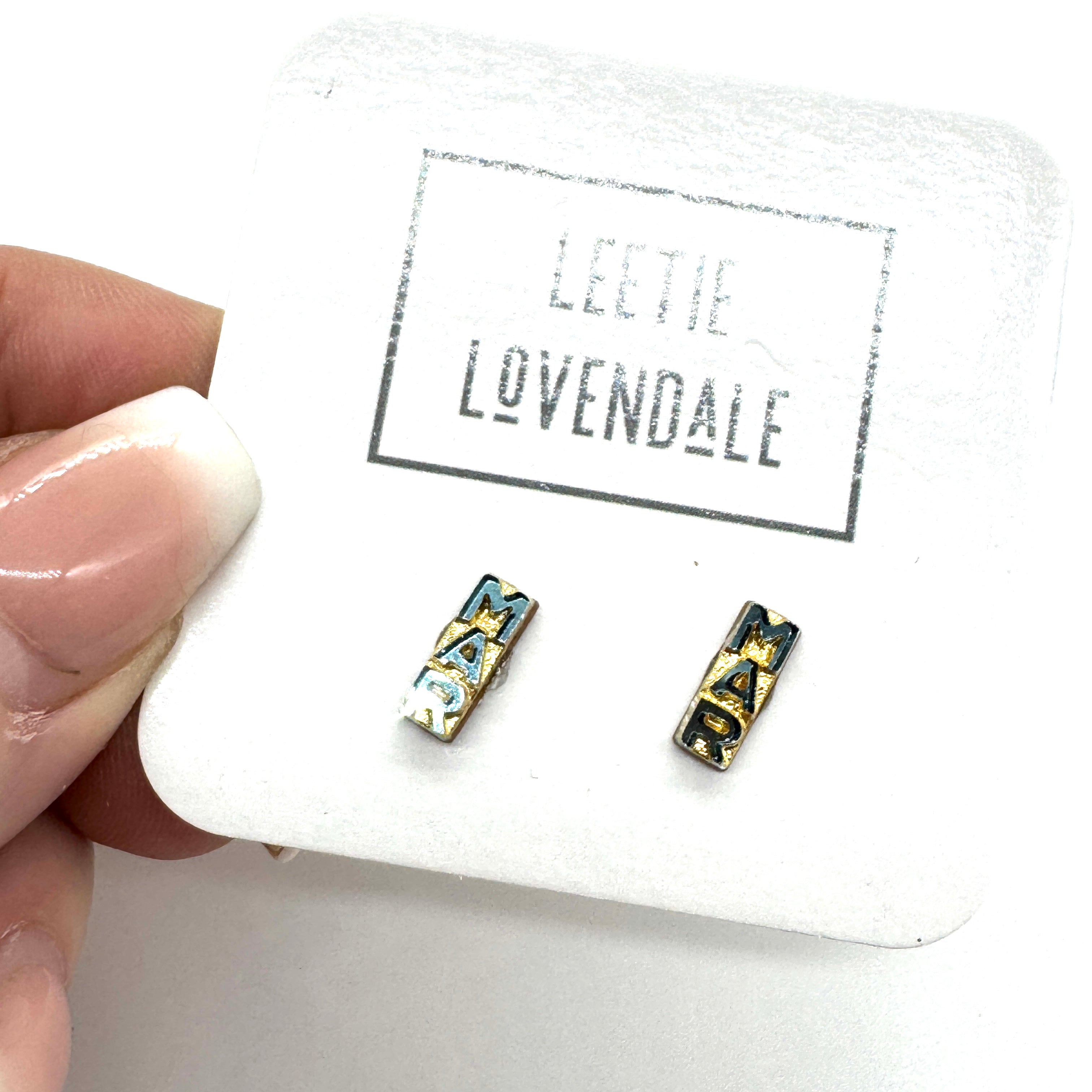 Tiny TimeCapsules - Glass Birth Month Stud Earrings