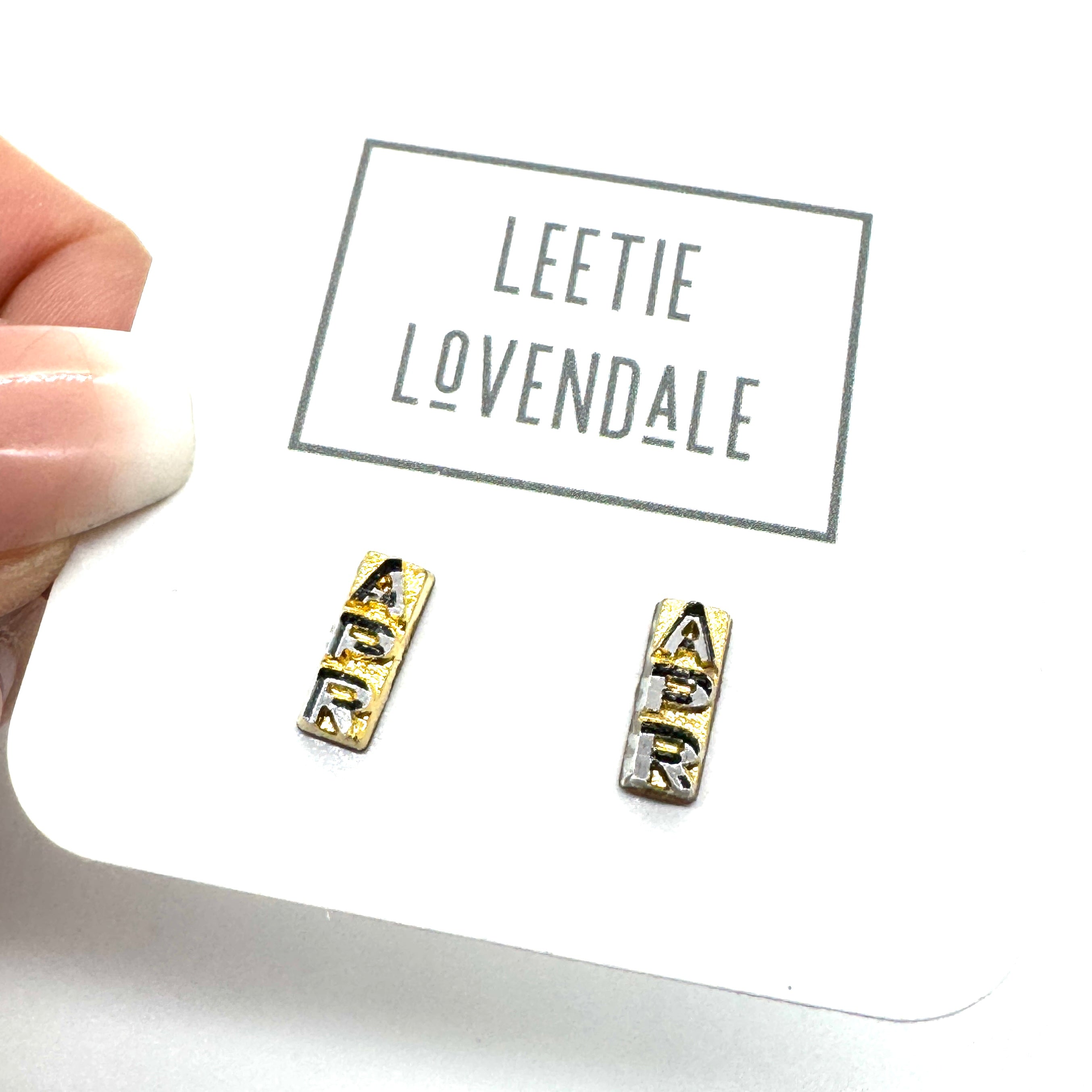 Tiny TimeCapsules - Glass Birth Month Stud Earrings