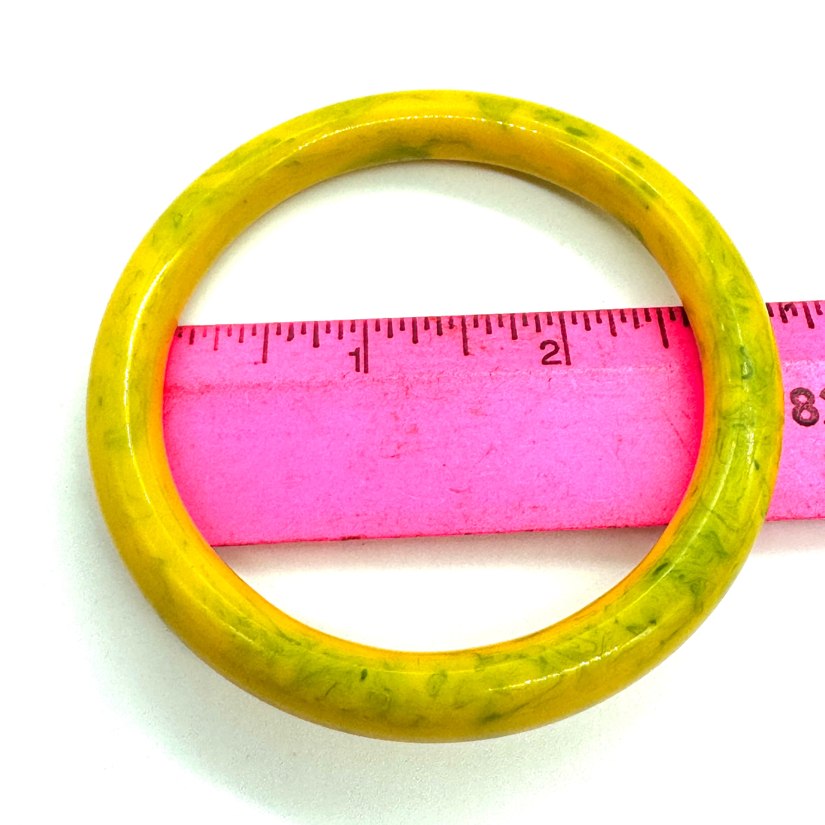 Tutti Frutti Rounded Resin Bangle Bracelets