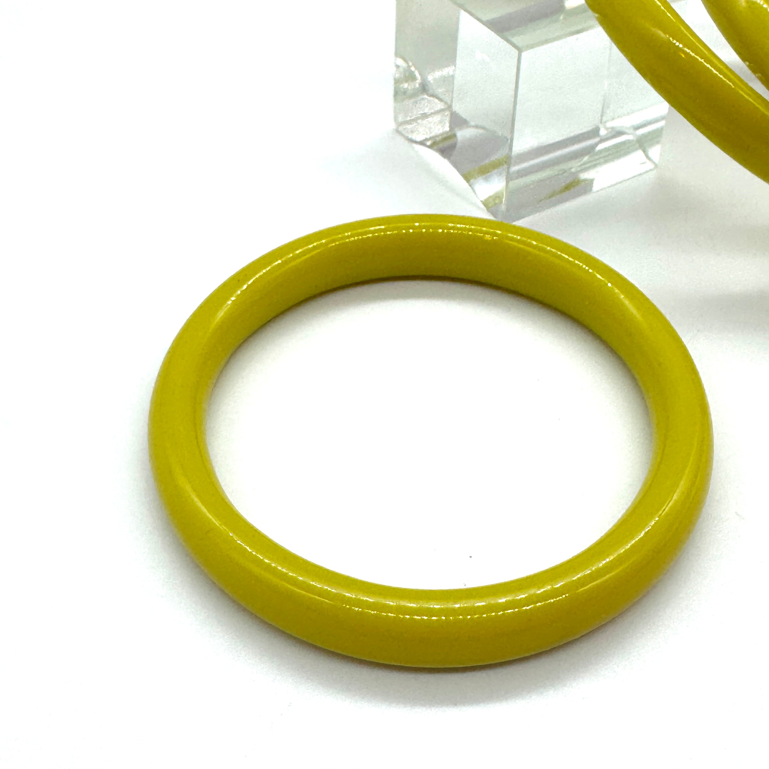 Tutti Frutti Rounded Resin Bangle Bracelets