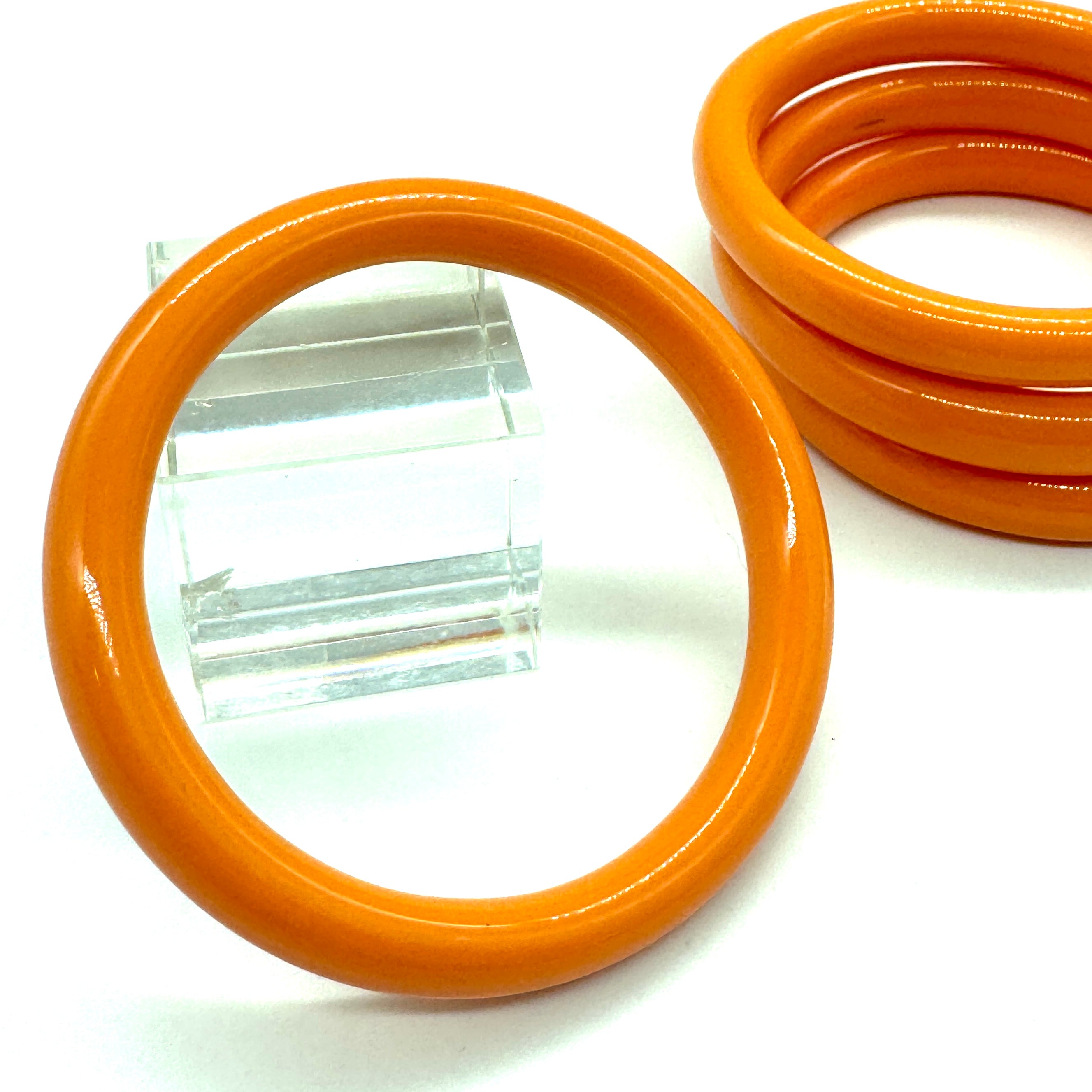 Tutti Frutti Rounded Resin Bangle Bracelets