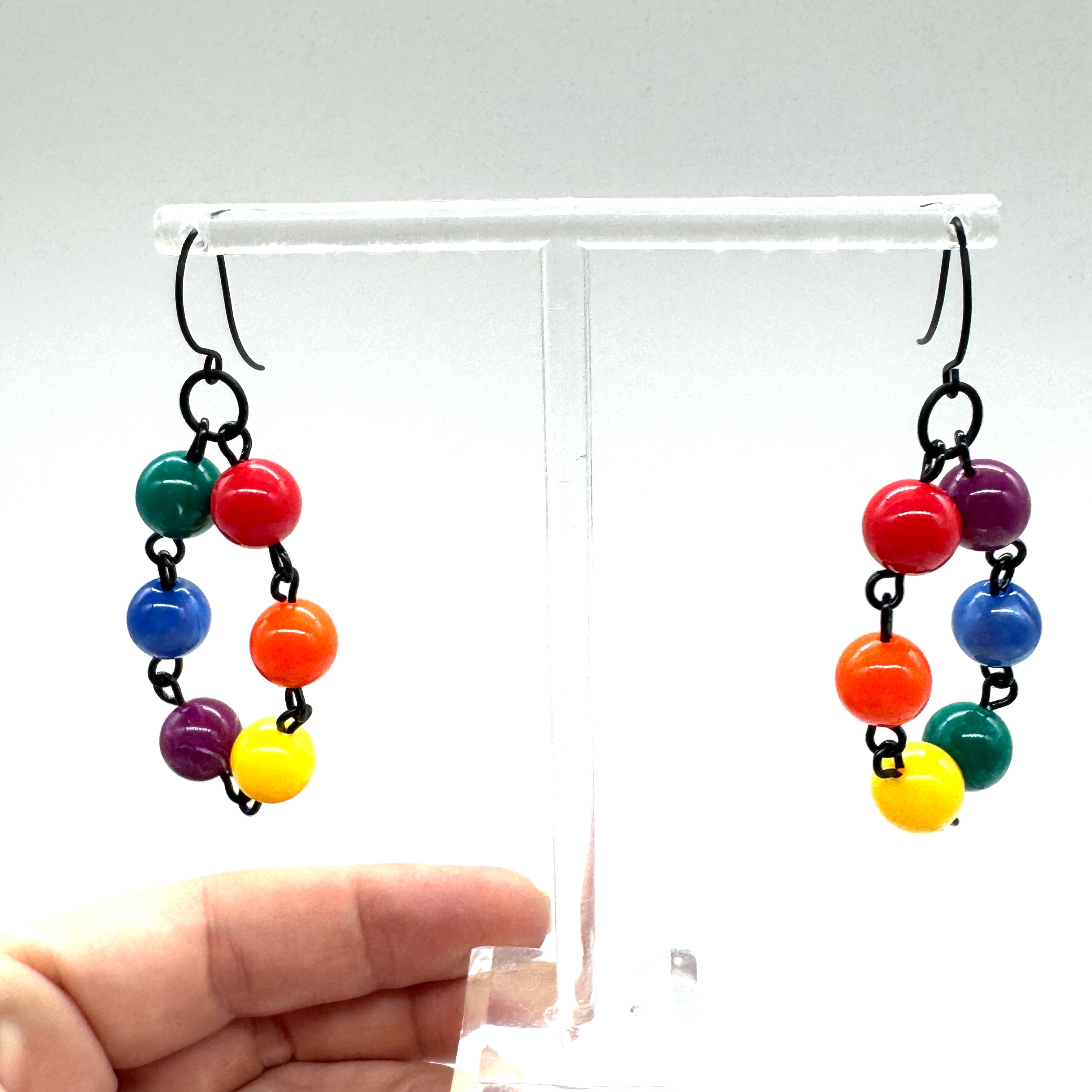 Songs About Rainbows Loopy Earrings