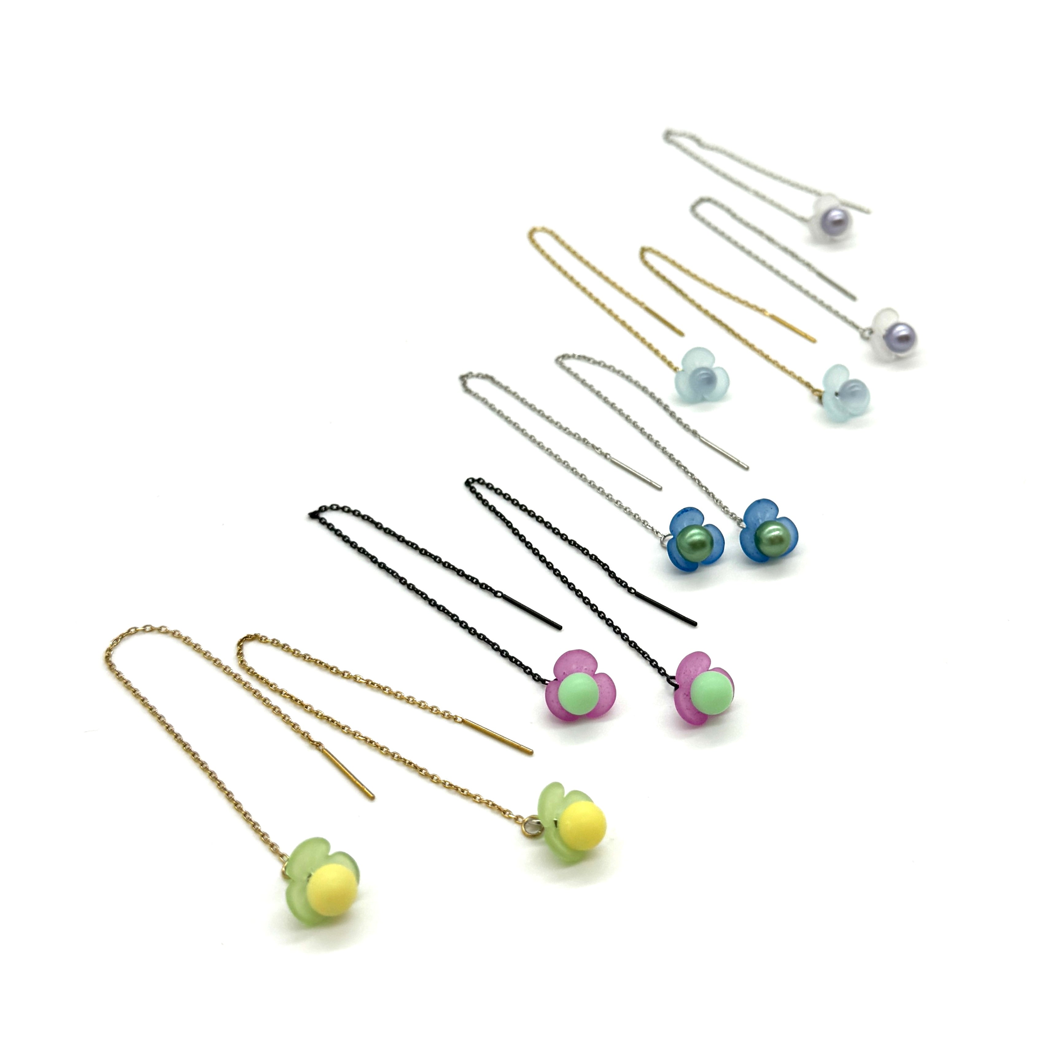 Blossom Threader Earrings