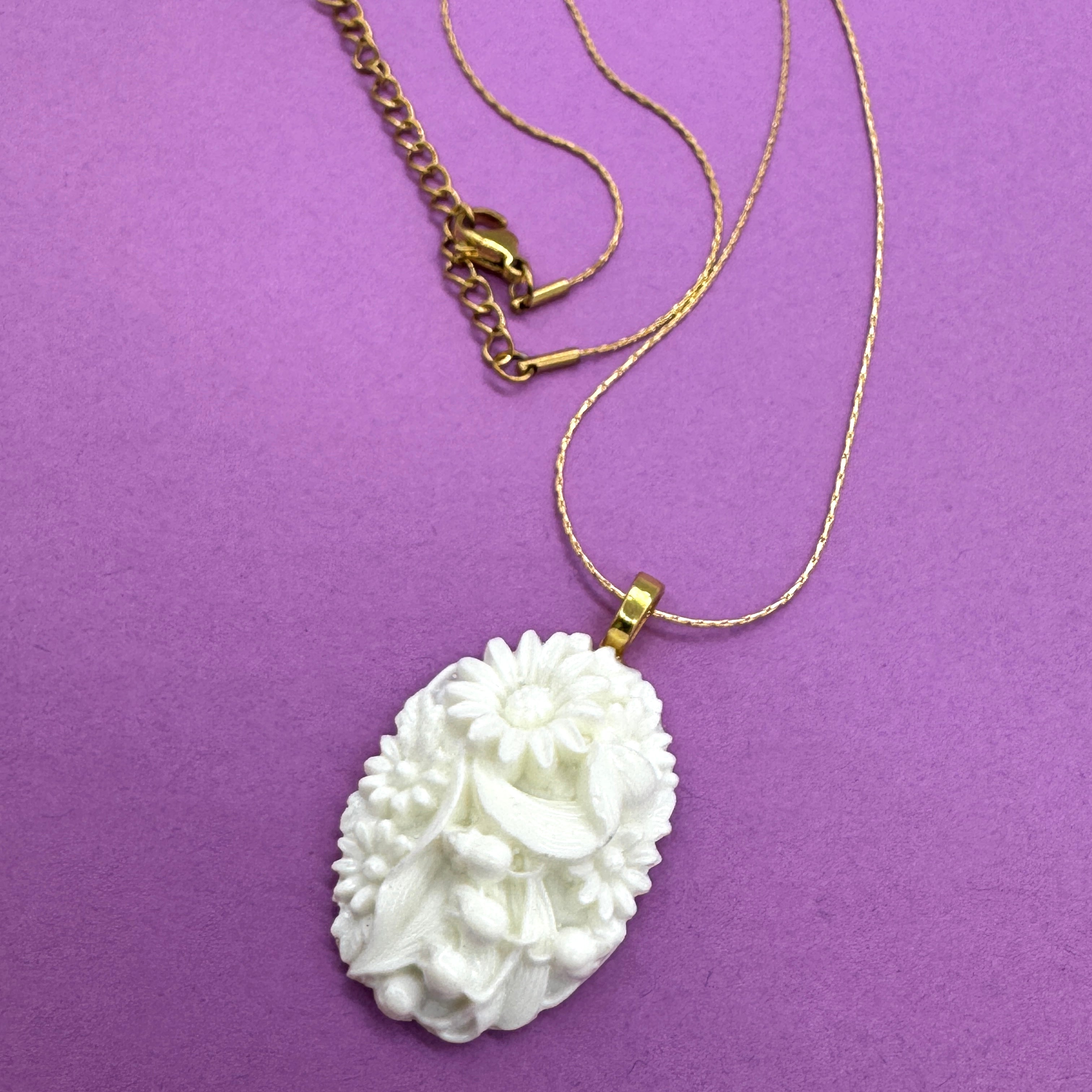 Modern Bloom Heirloom Necklace