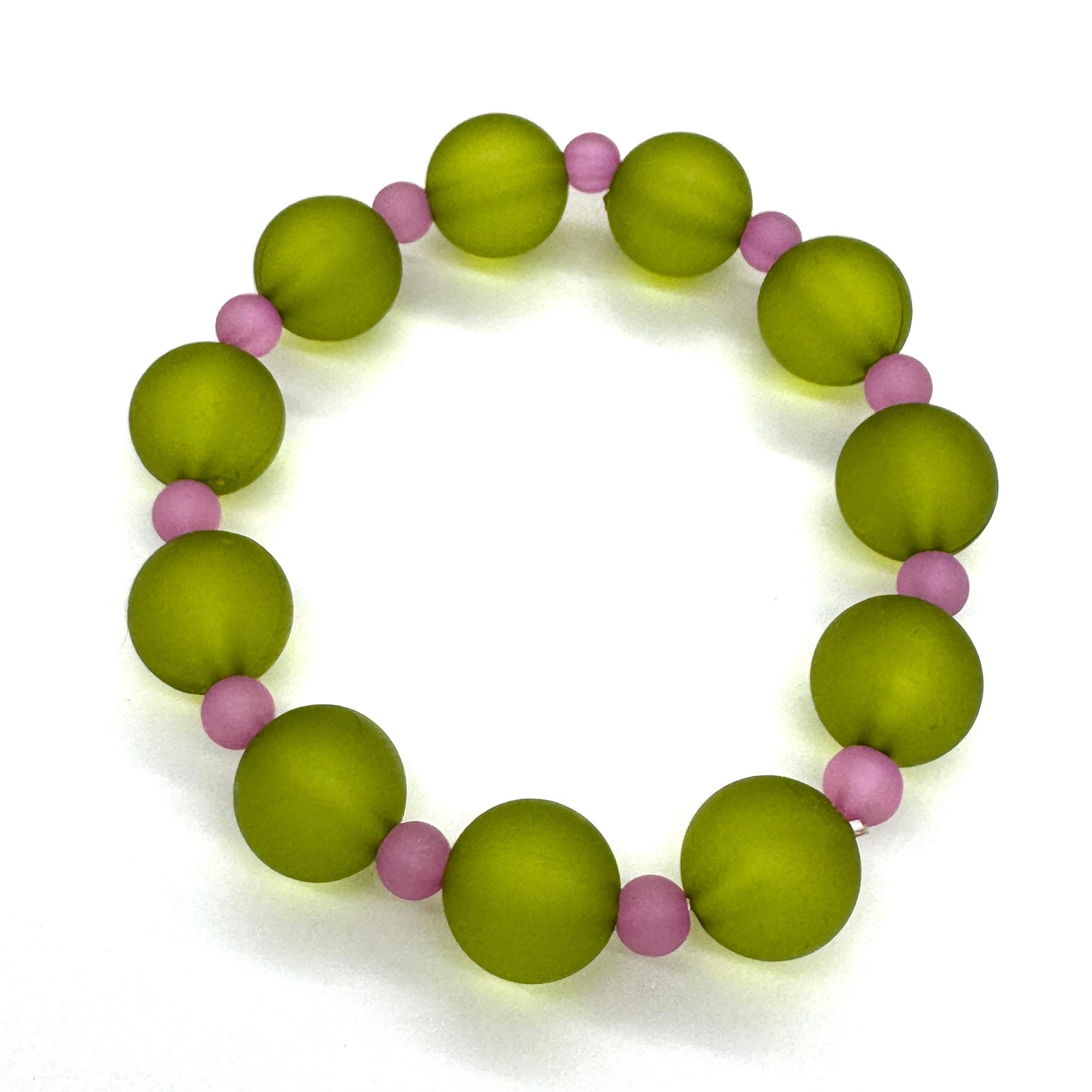 Frosted Brights Stack & Stretch Bracelet - Make Your Own Stack