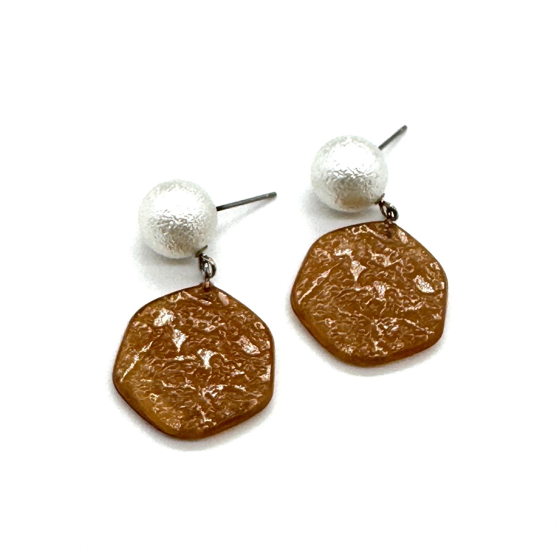 Jelly Ice Chip Pearl Earrings