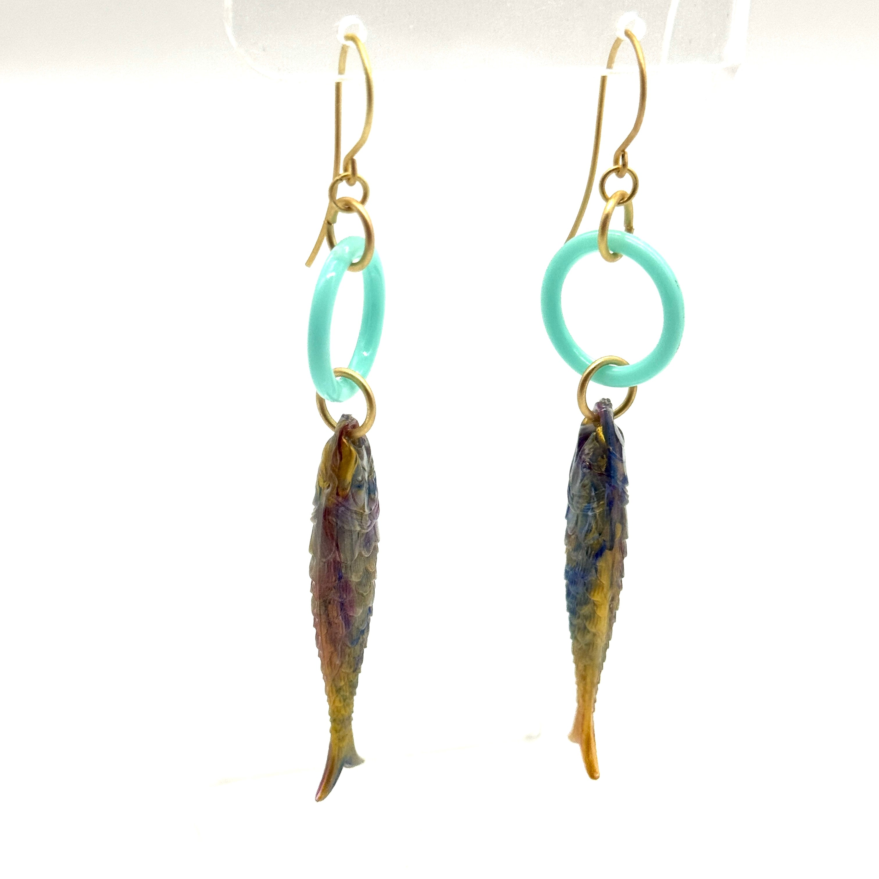 Rainbow & Willow Fish A Lure-Ing Earrings