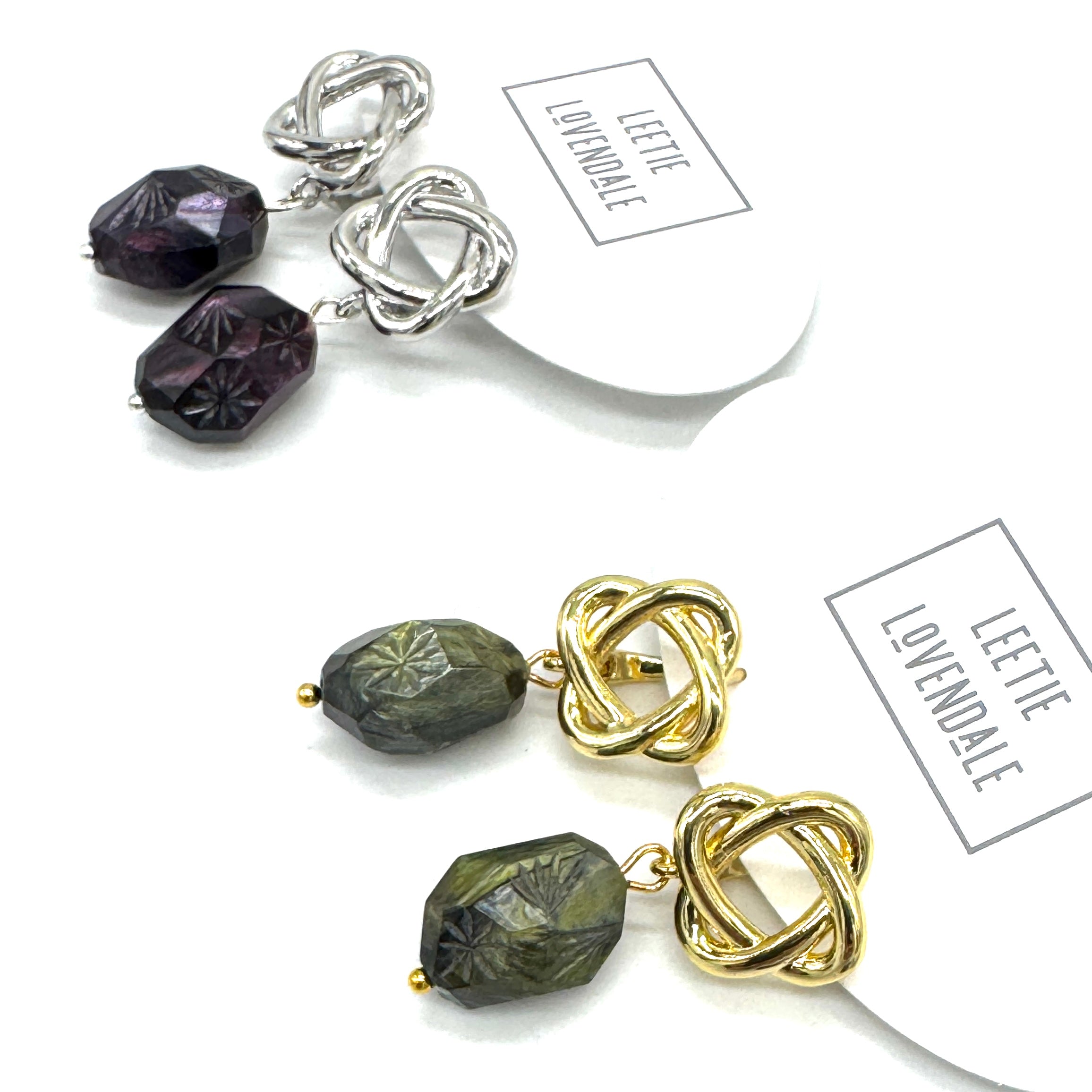 Atomic Ombré Orbit Drop Earrings