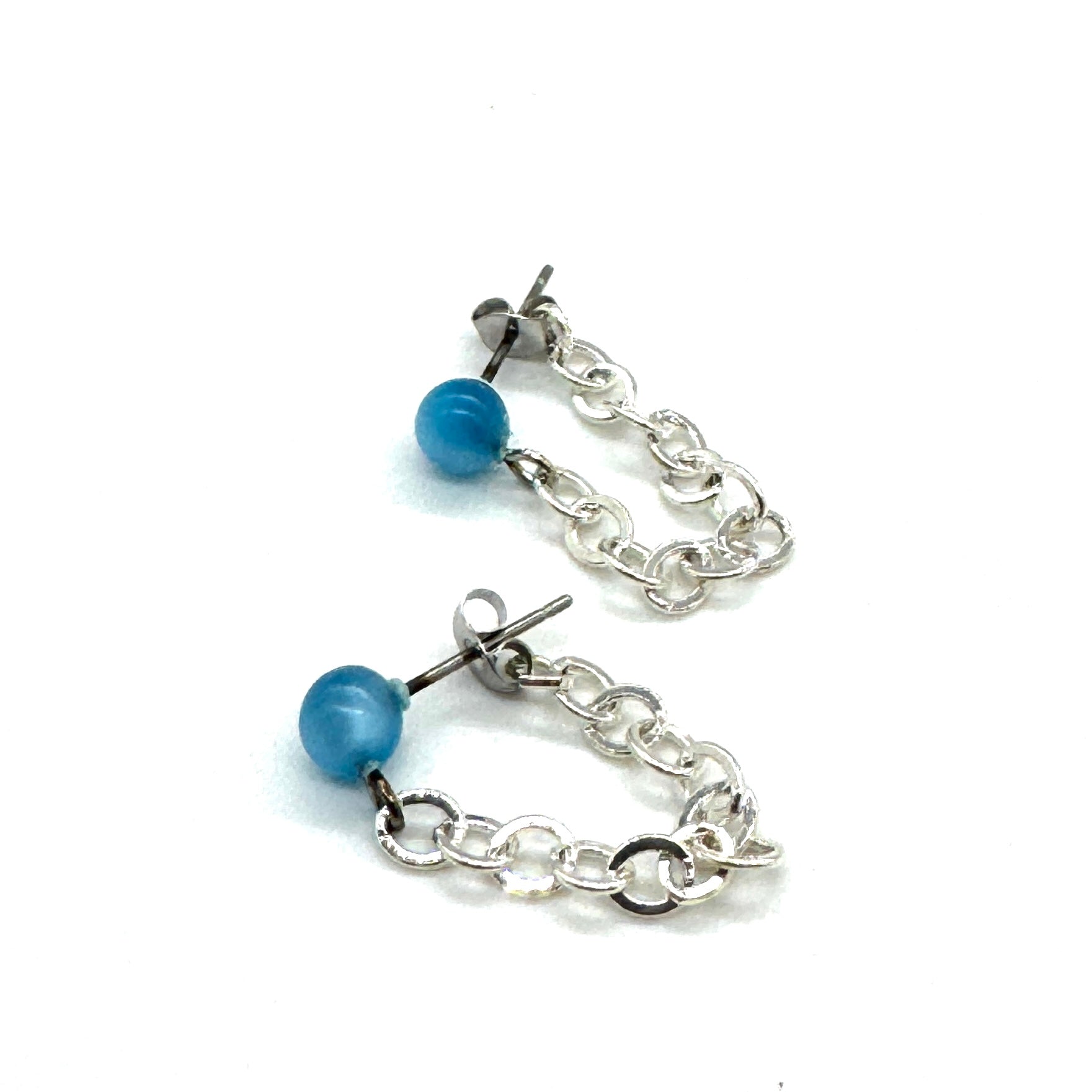 Lucy Chain & Sparkle Earrings