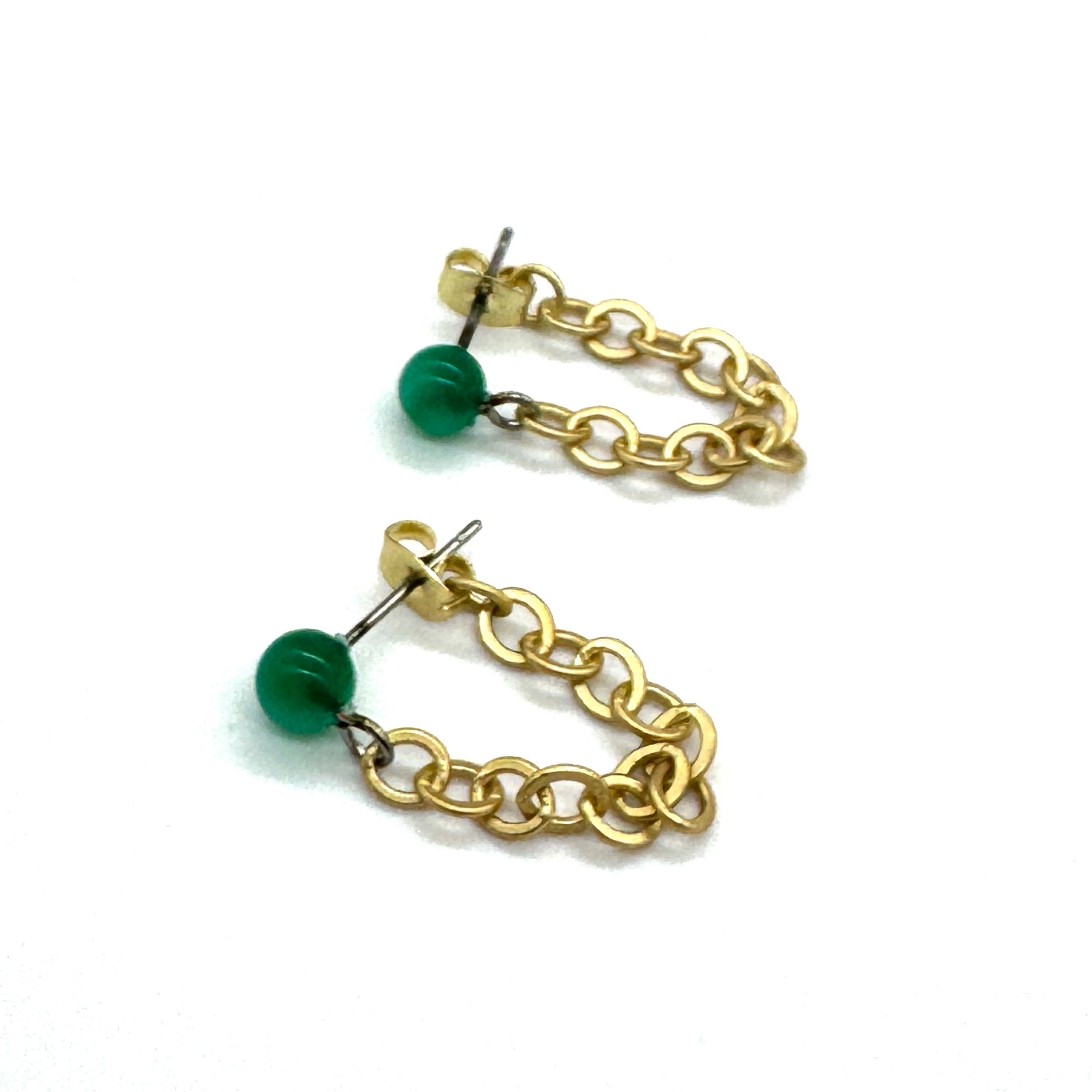 Lucy Chain & Sparkle Earrings