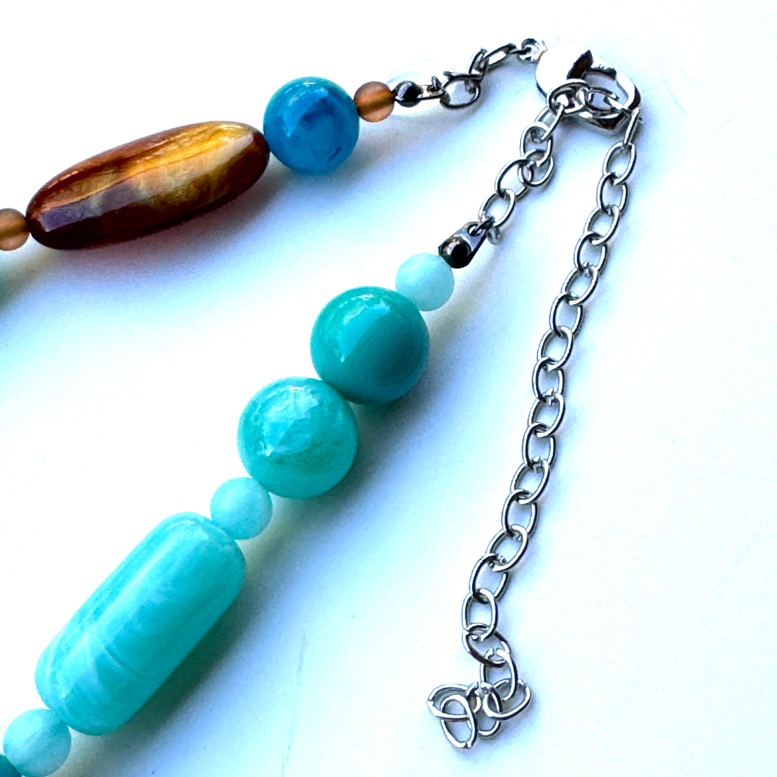 Turquoise Cameo Coin Necklace