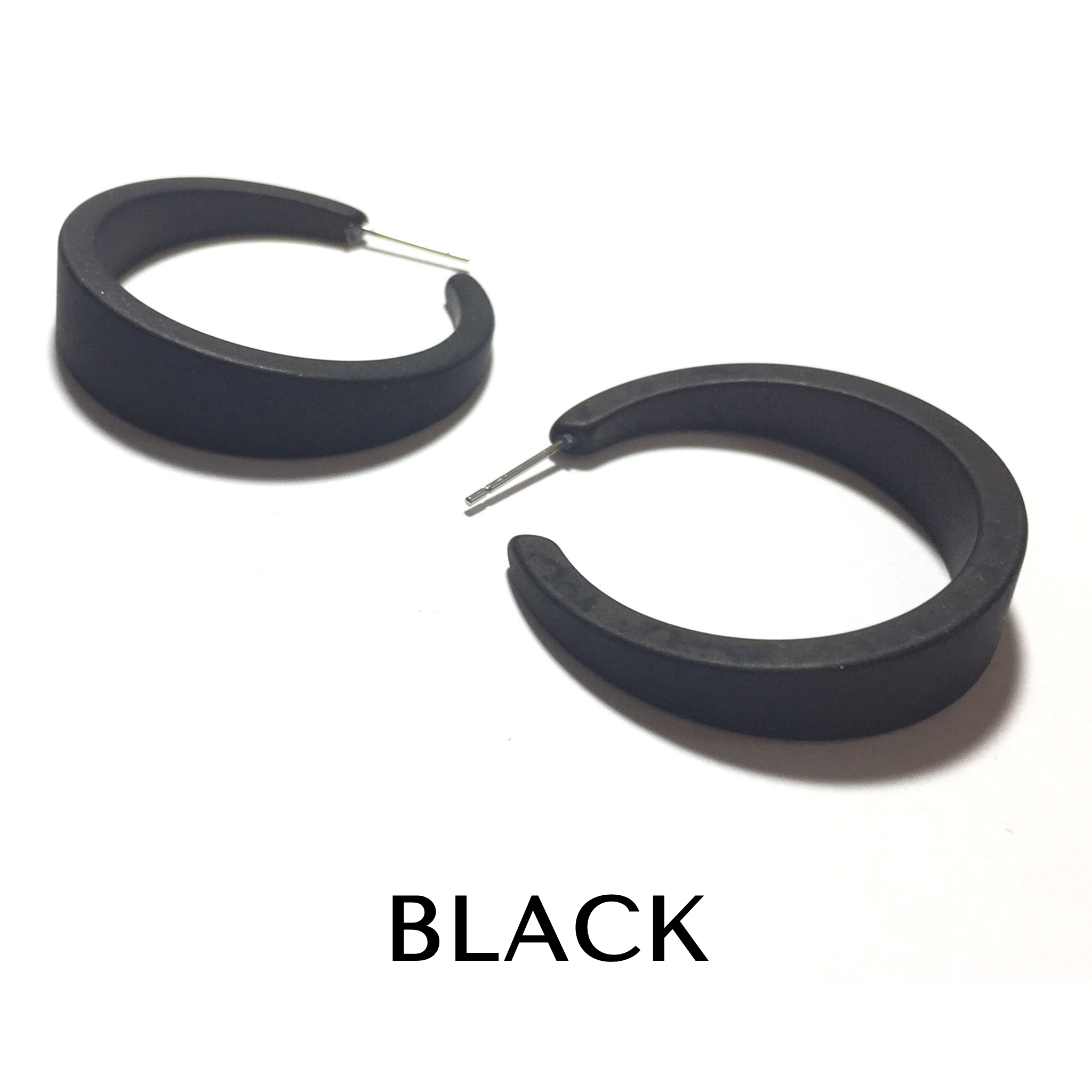 Frosted Emily Hoop Earrings