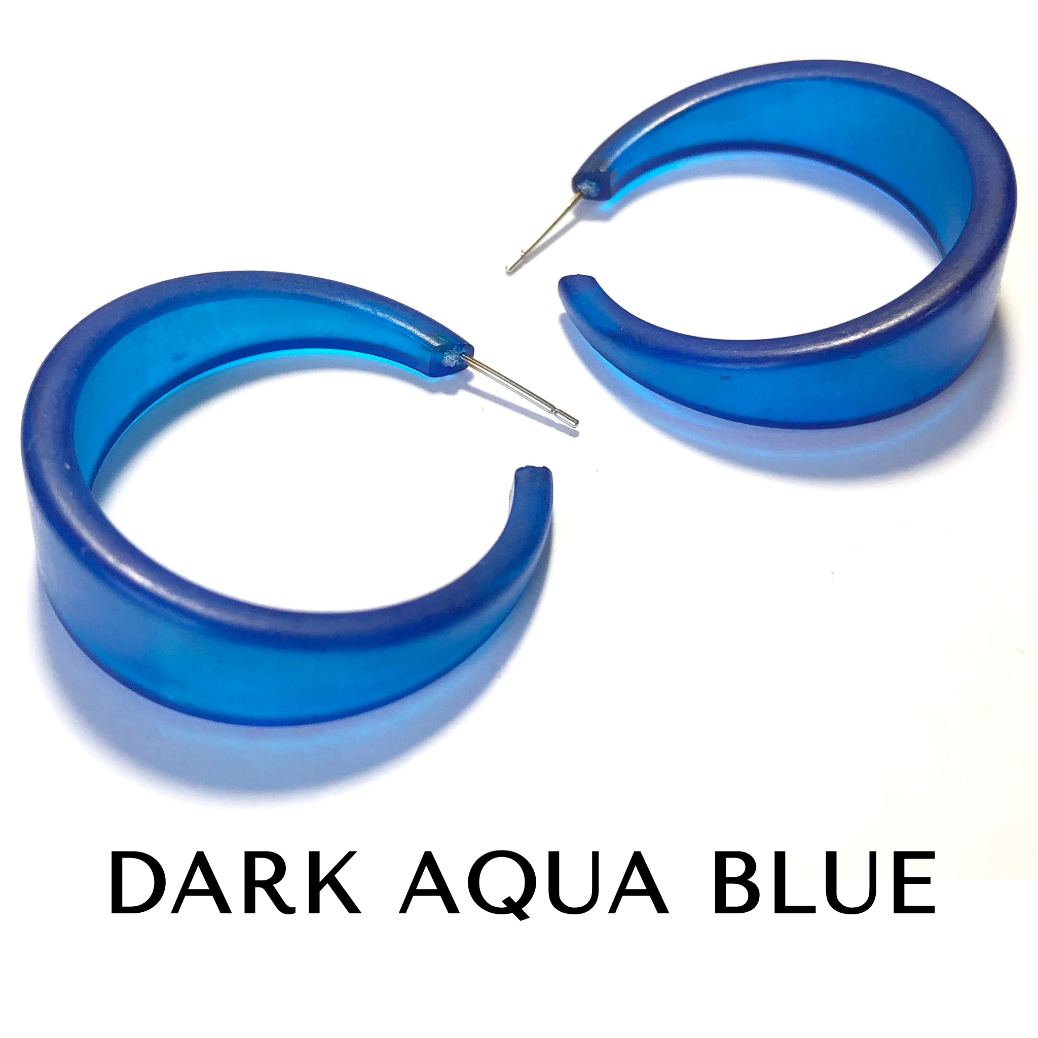 Frosted Emily Hoop Earrings